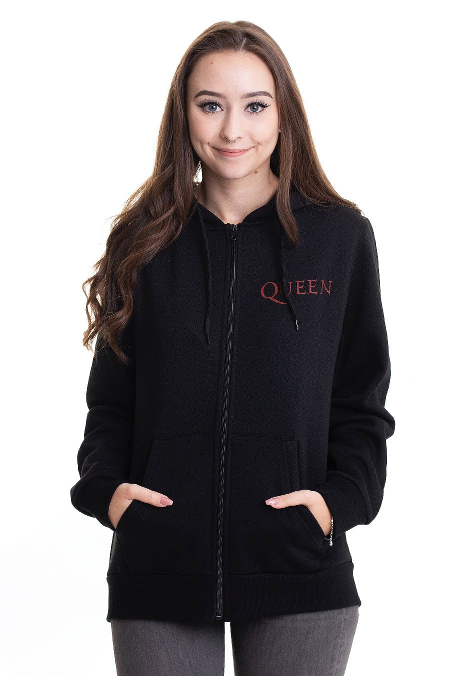 Queen - Classic Crest Back Print - Zipper | Women-Image