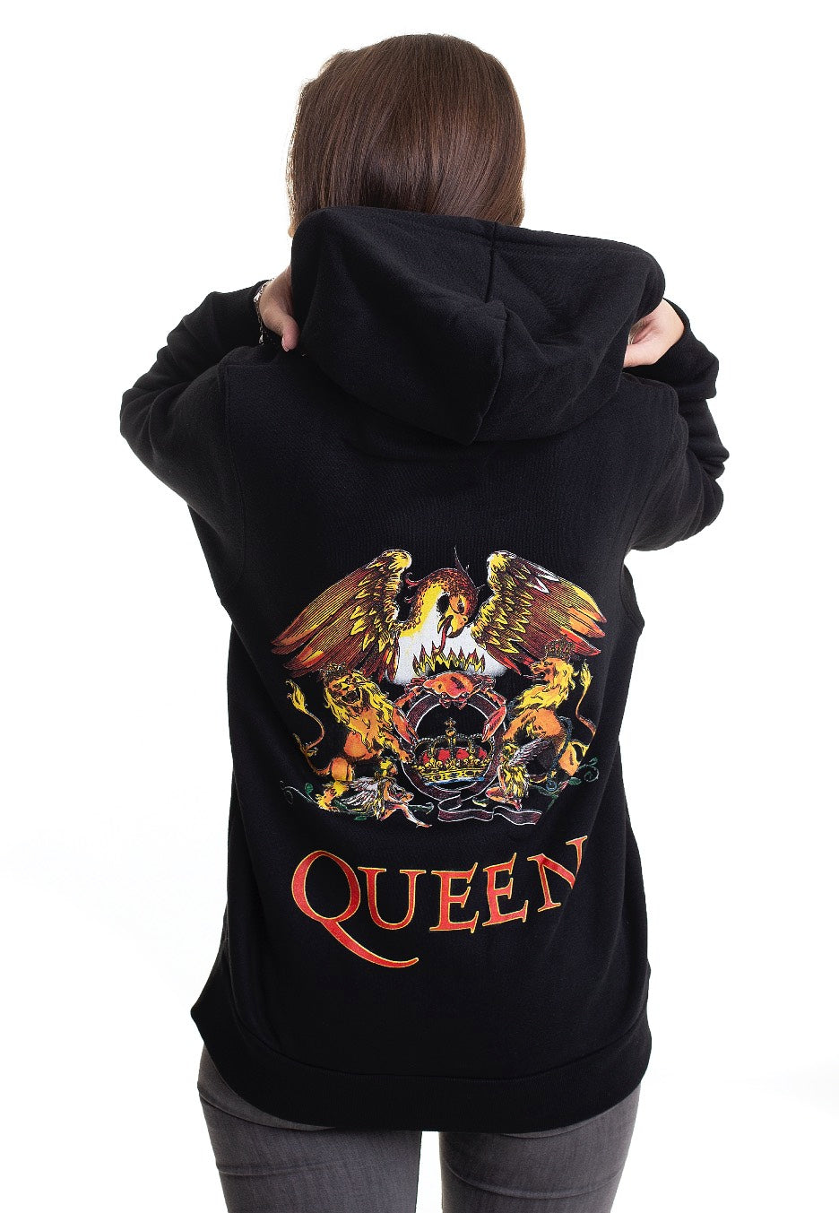 Queen - Classic Crest Back Print - Zipper | Women-Image