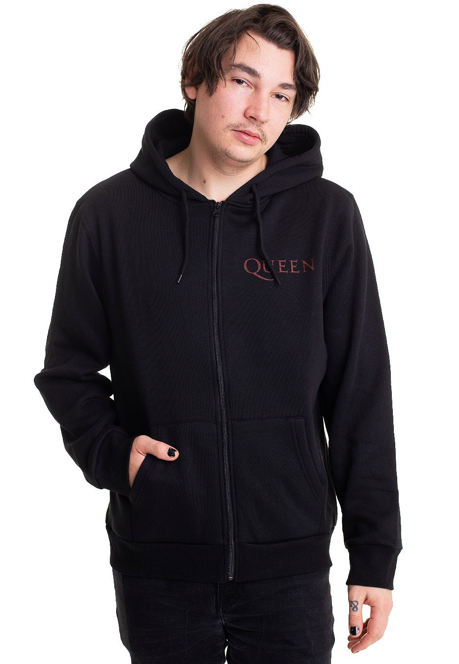 Queen - Classic Crest Back Print - Zipper | Men-Image