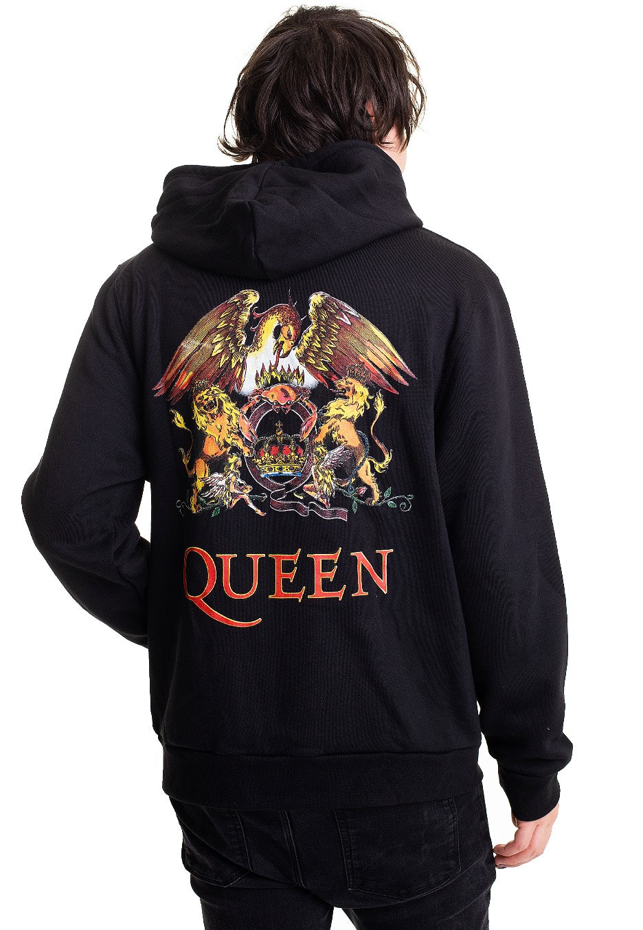 Queen - Classic Crest Back Print - Zipper | Men-Image