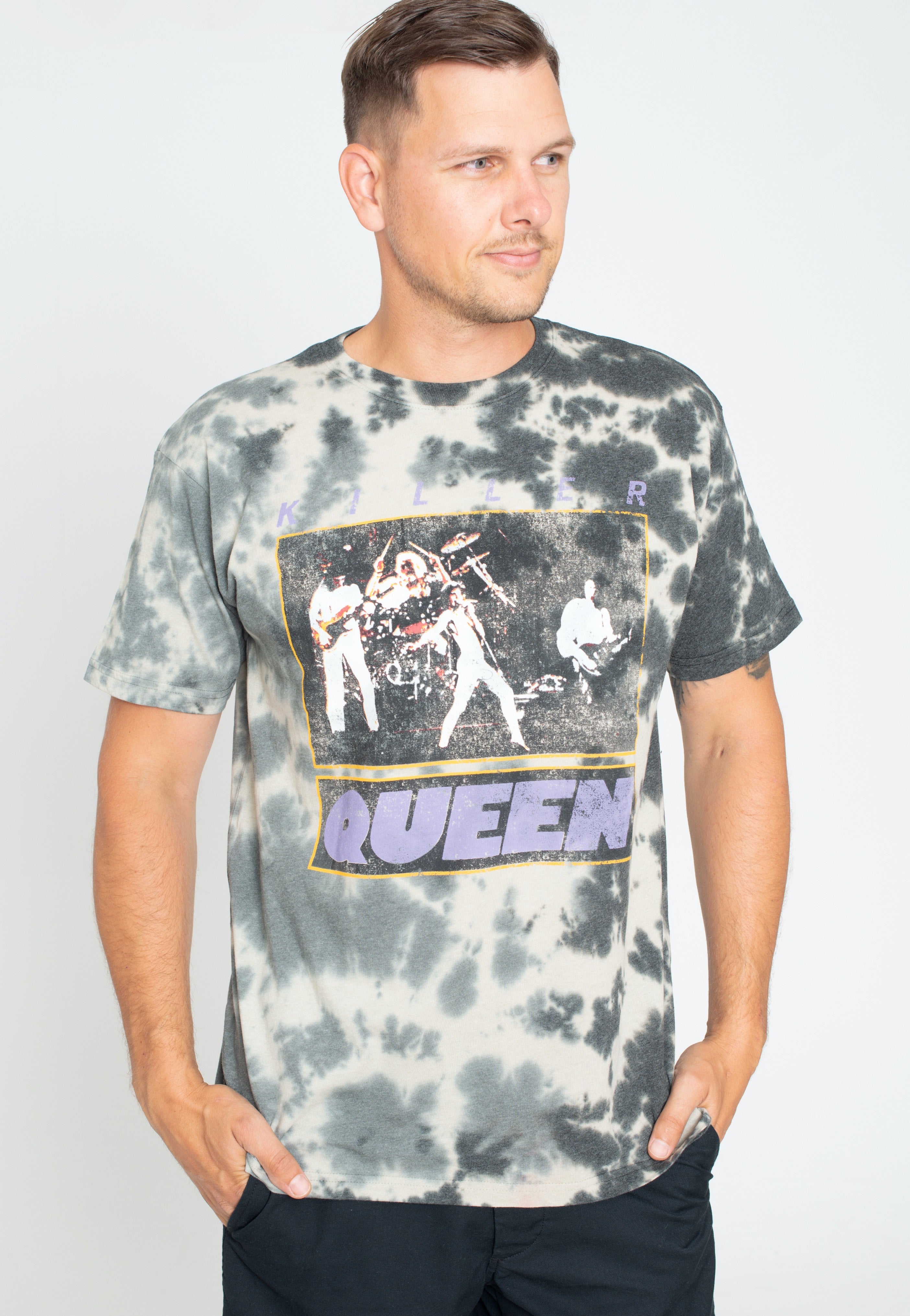 Queen - Killer Queen Dye-Wash - T-Shirt | Men-Image