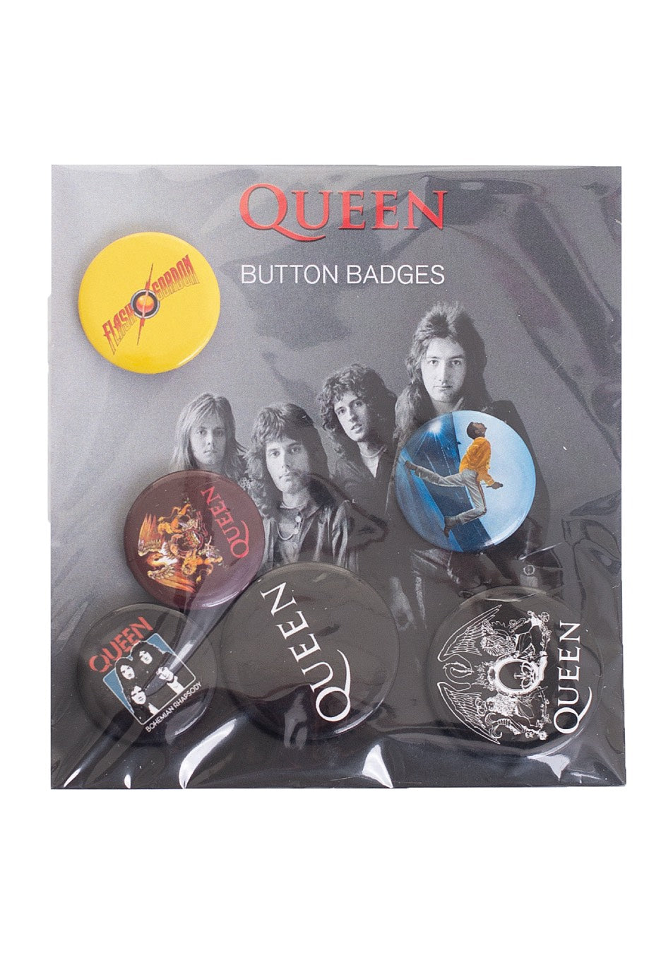 Queen - Mix 2 Pack Of 5 - Button Set | Neutral-Image