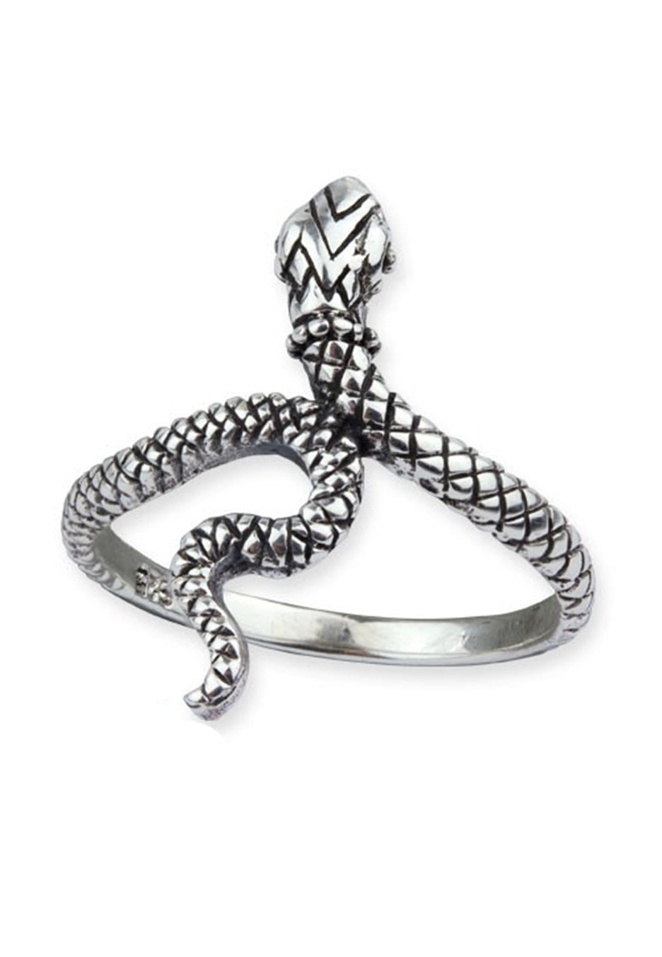 etNox - Snake II Silver - Ring | Neutral-Image