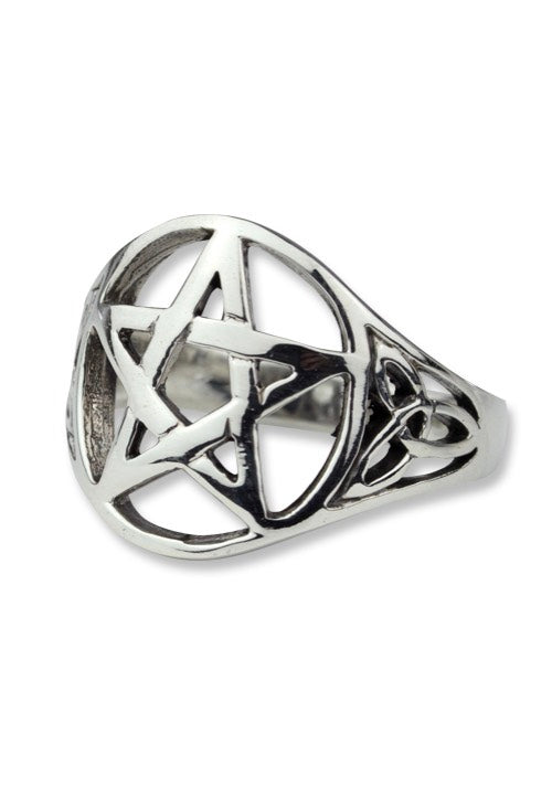 etNox - Celtic Pentagram Silver - Ring | Neutral-Image