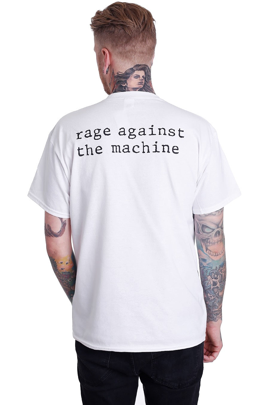 Rage Against The Machine - Calm Like A Bomb White - T-Shirt | Men-Image