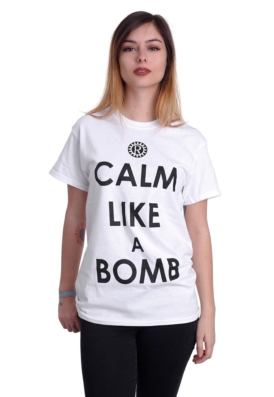 Rage Against The Machine - Calm Like A Bomb White - T-Shirt | Women-Image