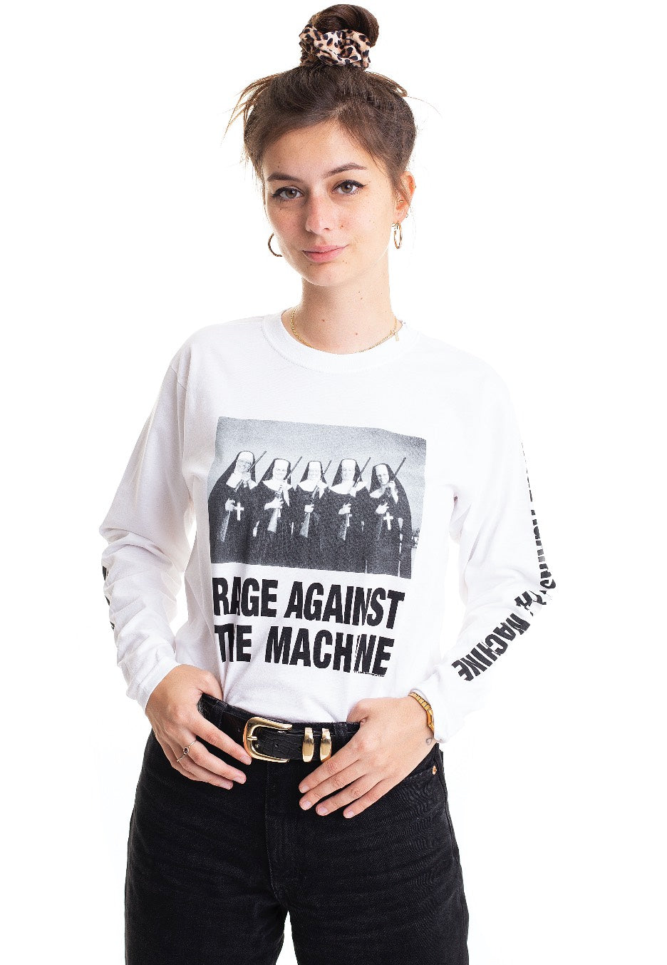 Rage Against The Machine - Nuns And Guns White - Longsleeve | Women-Image