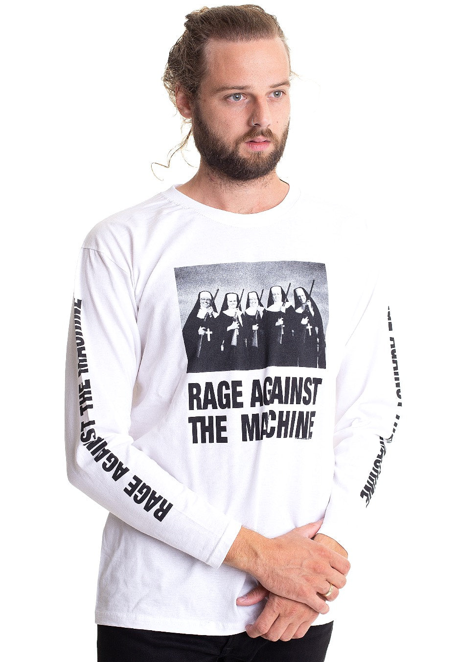 Rage Against The Machine - Nuns And Guns White - Longsleeve | Men-Image