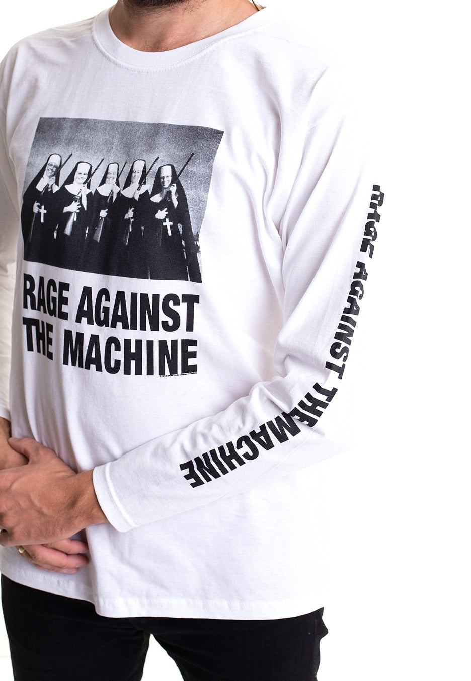 Rage Against The Machine - Nuns And Guns White - Longsleeve | Men-Image