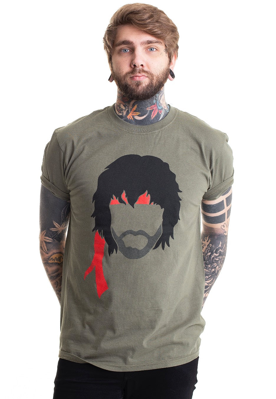 Rambo - Bandana Green - T-Shirt | Men-Image