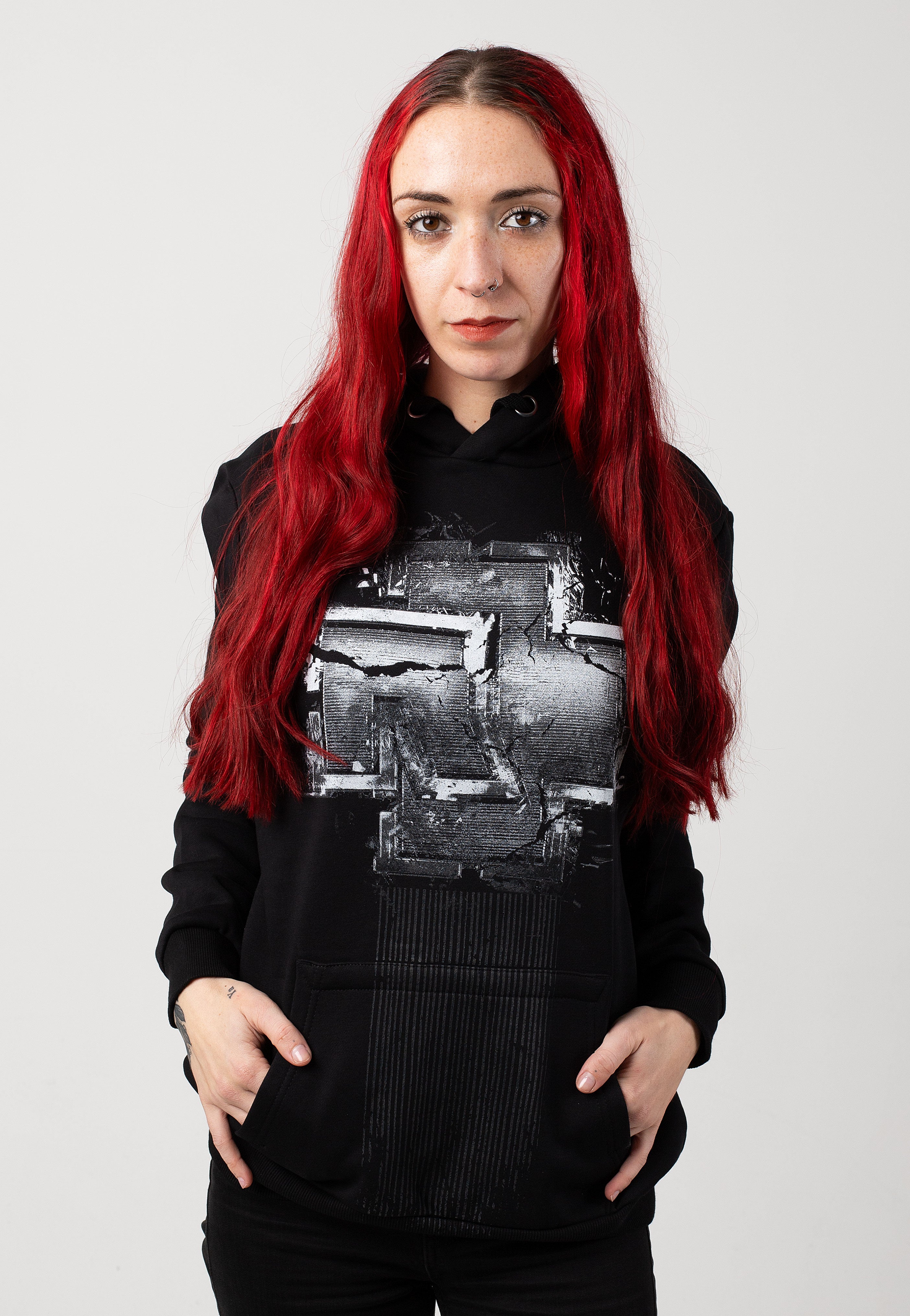 Rammstein - Broken Logo - Hoodie | Women-Image