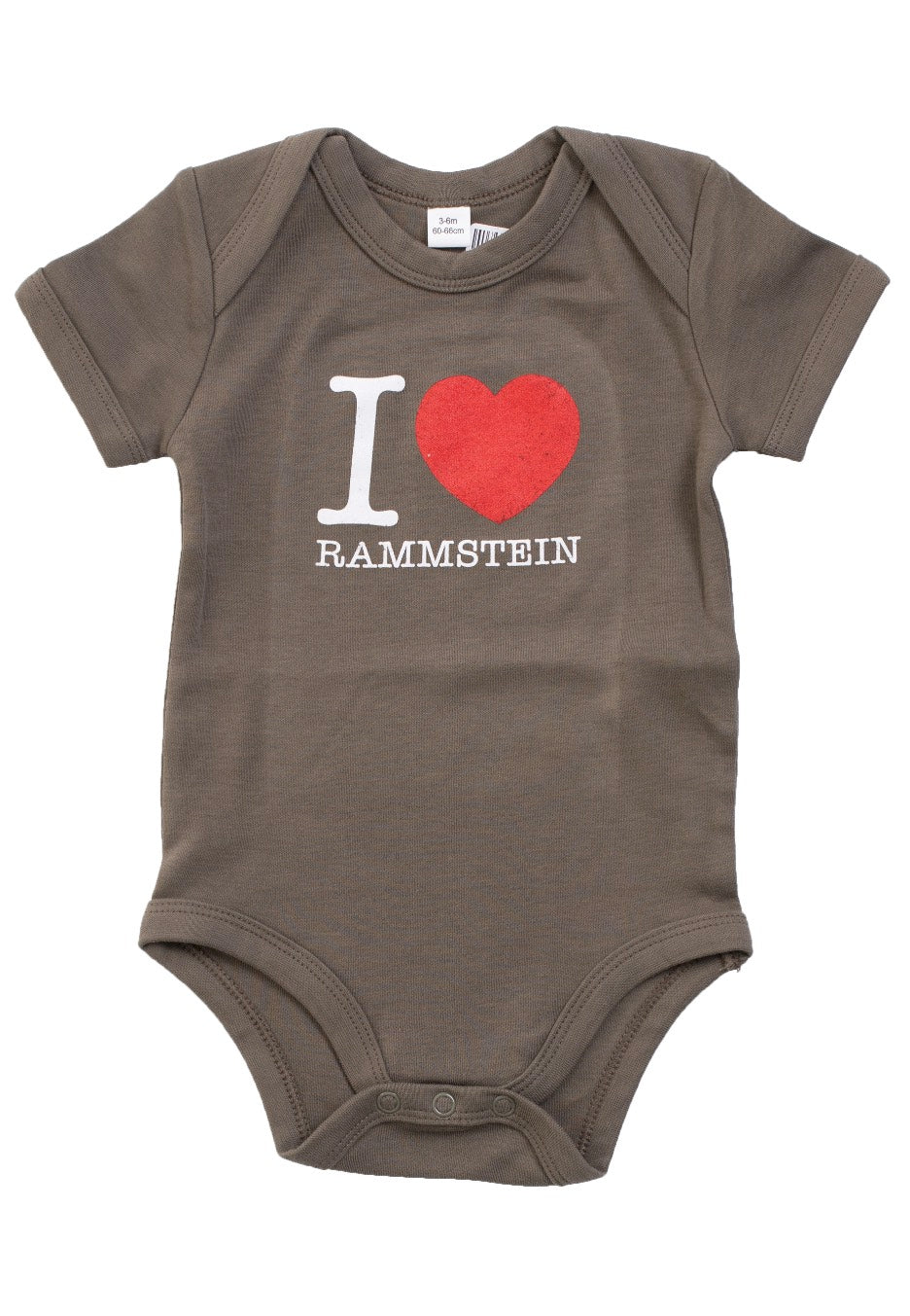 Rammstein - I Love Rammstein Dark Green - Bodysuit | Neutral-Image