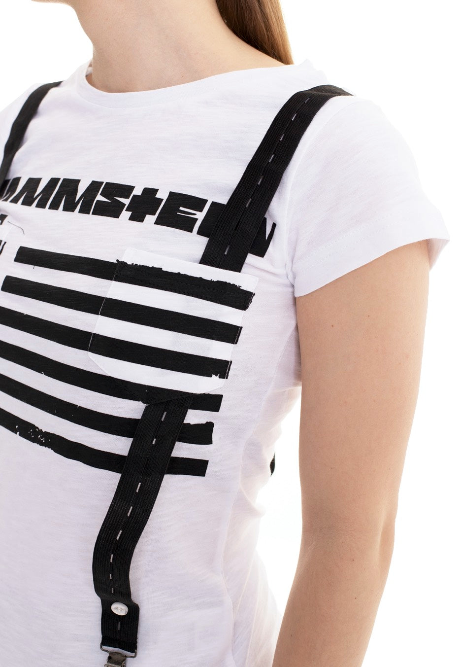 Rammstein - Suspender White - Girly | Women-Image