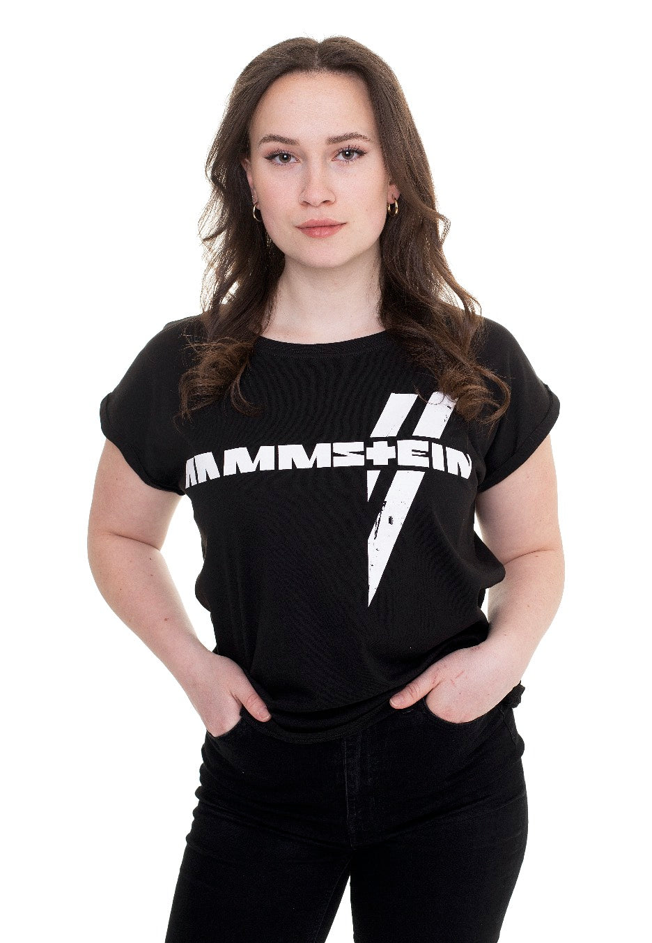 Rammstein - Weiße Balken - Girly | Women-Image