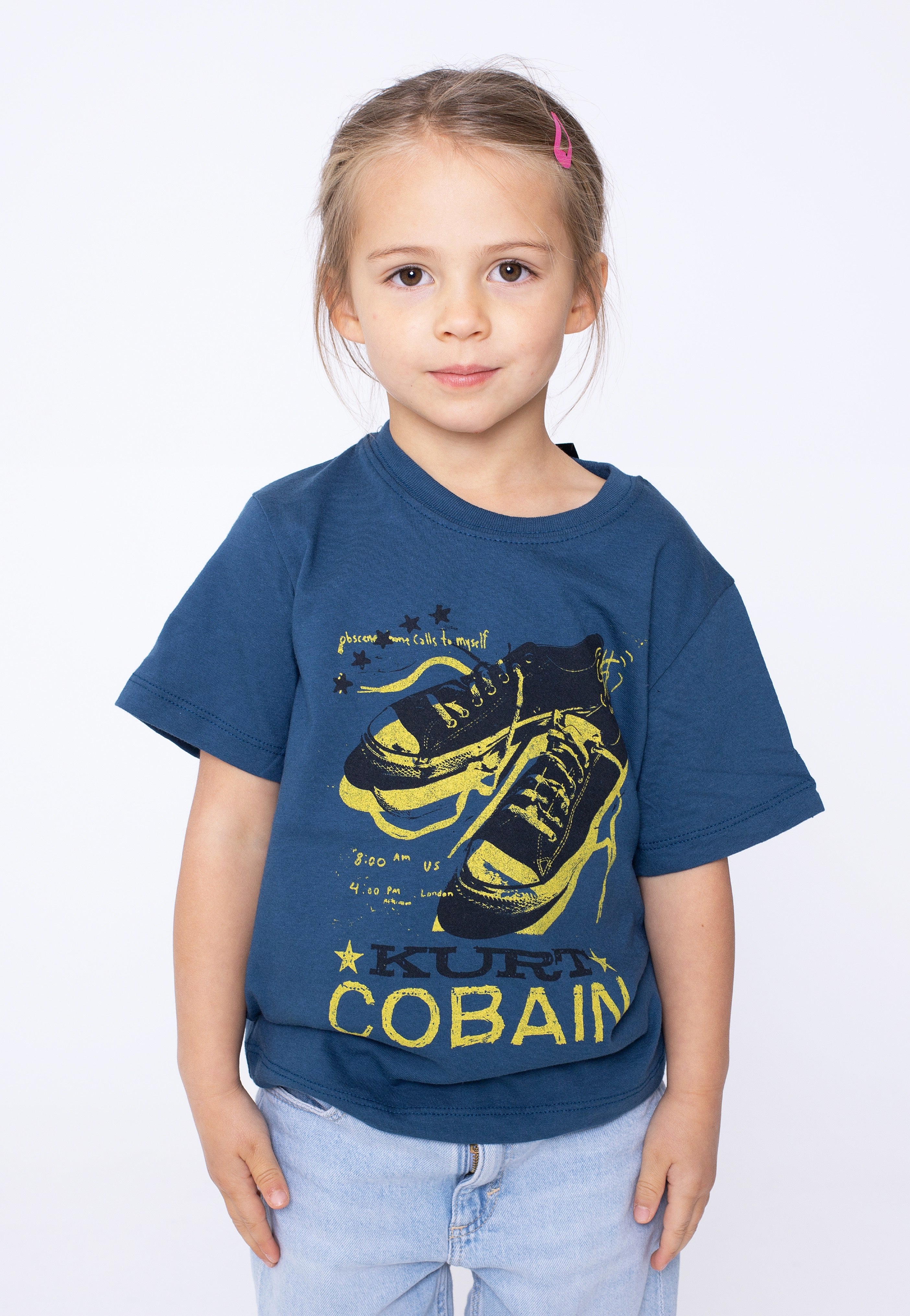 Kurt Cobain - Laces Toddler Navy - T-Shirt | Men-Image