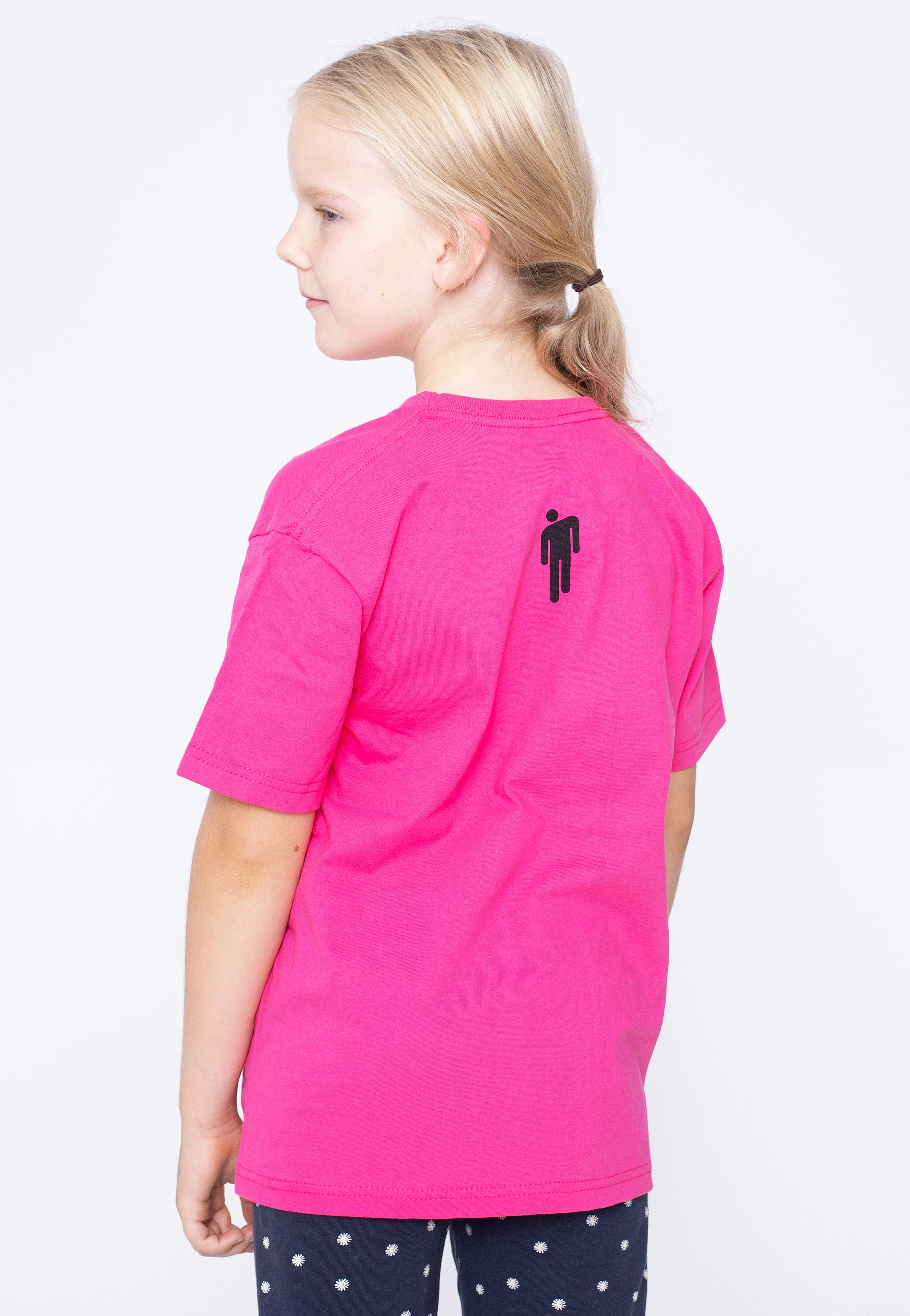 Billie Eilish - Racer Logo & Blohsh Kids Pink - T-Shirt | Men-Image