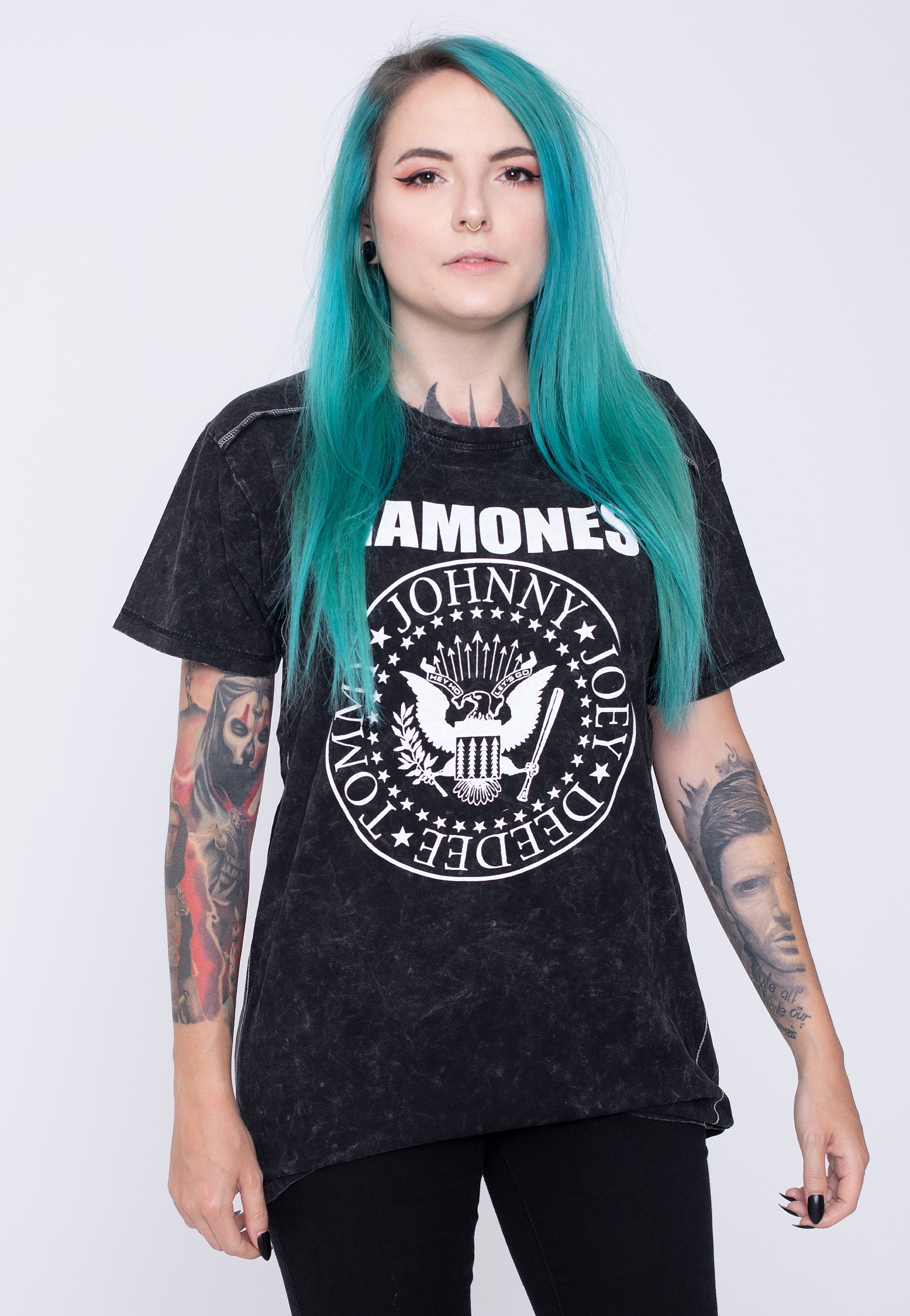 Ramones - Presidential Seal Snow Wash - T-Shirt | Women-Image