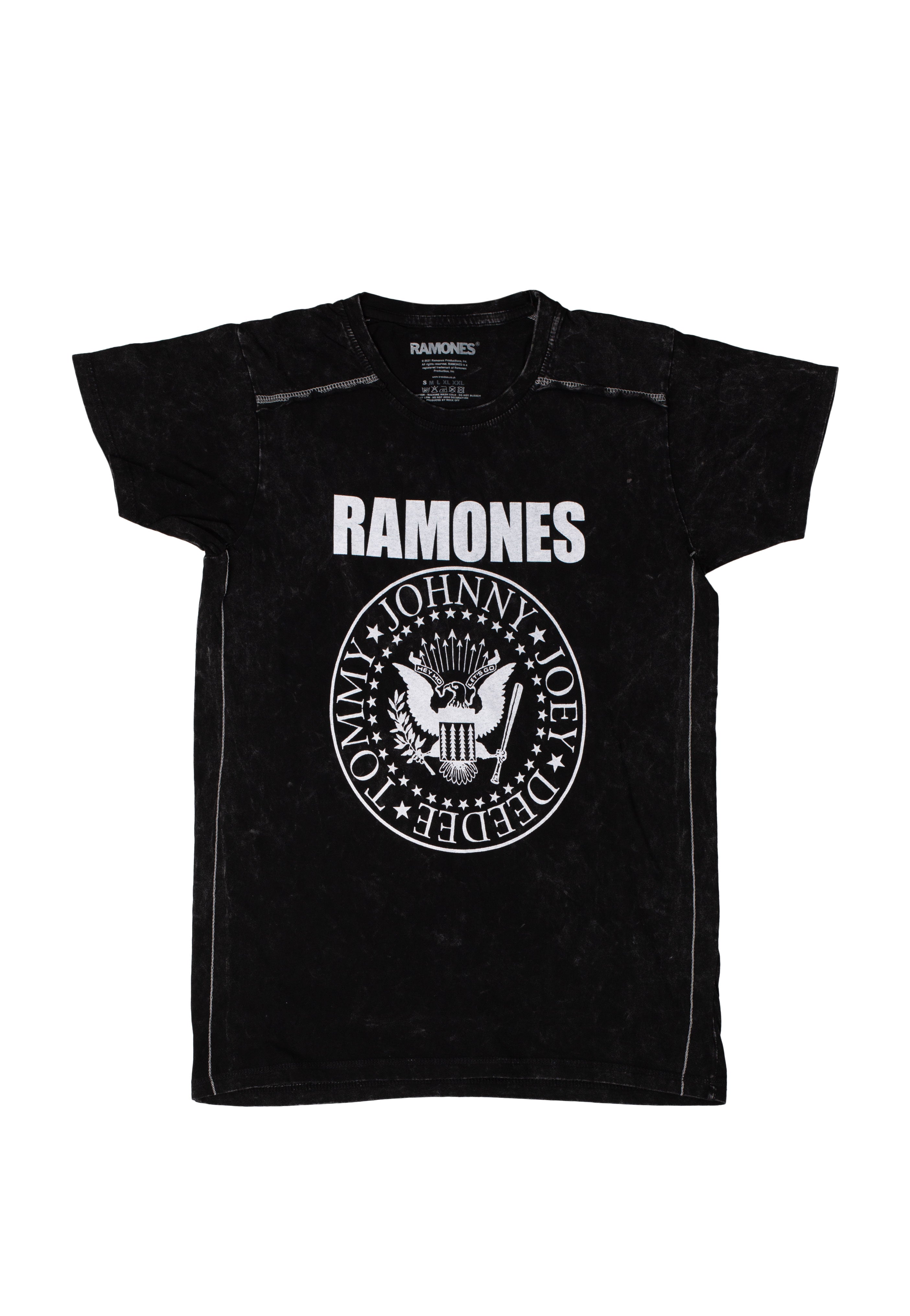 Ramones - Presidential Seal Snow Wash - T-Shirt | Neutral-Image