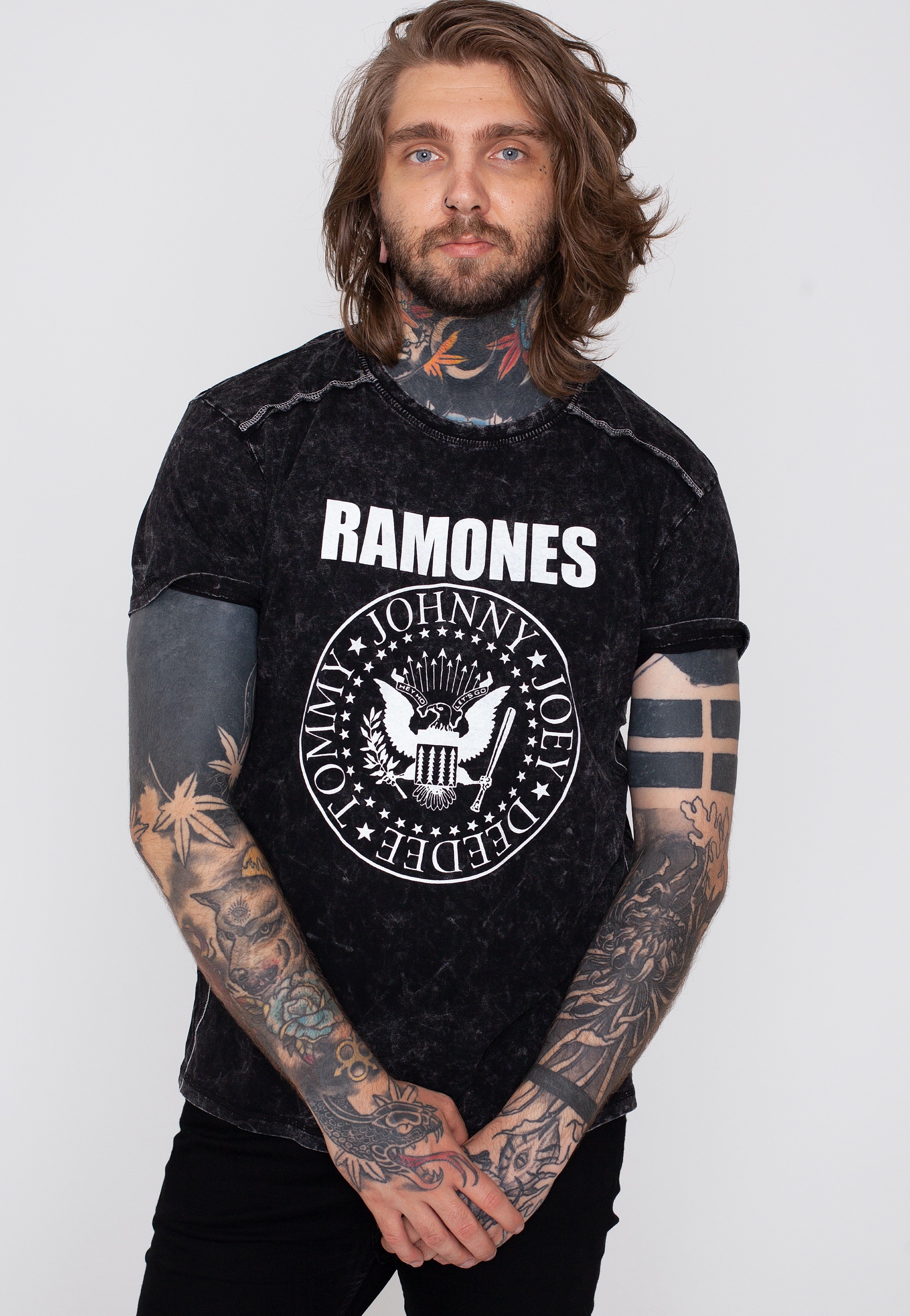 Ramones - Presidential Seal Snow Wash - T-Shirt | Men-Image