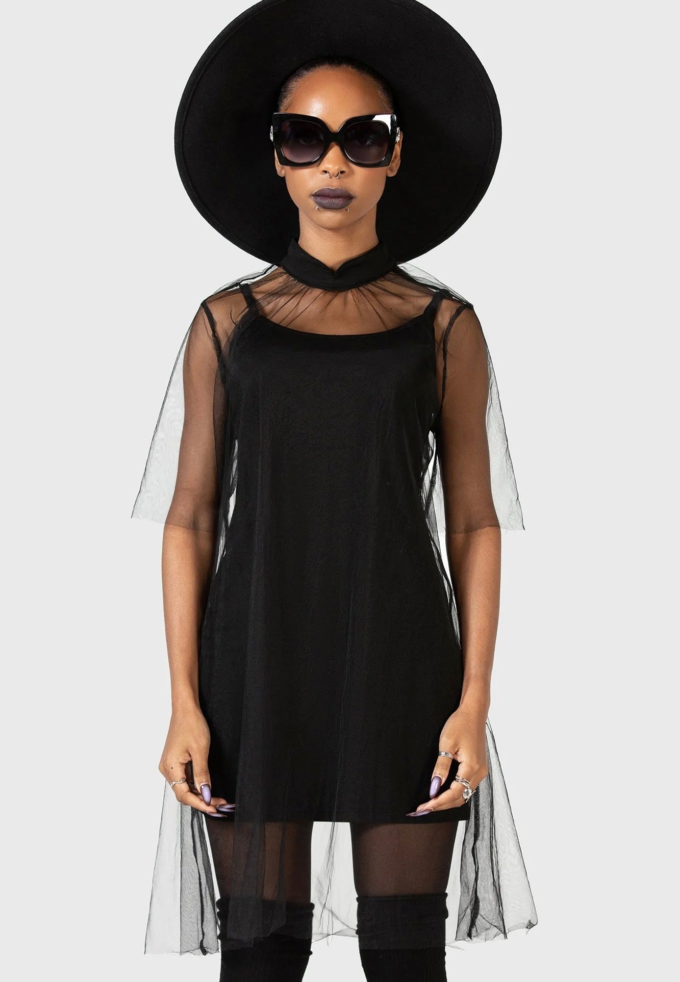 Killstar x Kihilist - Ravaged Spirit Mini Black - Dress | Women-Image