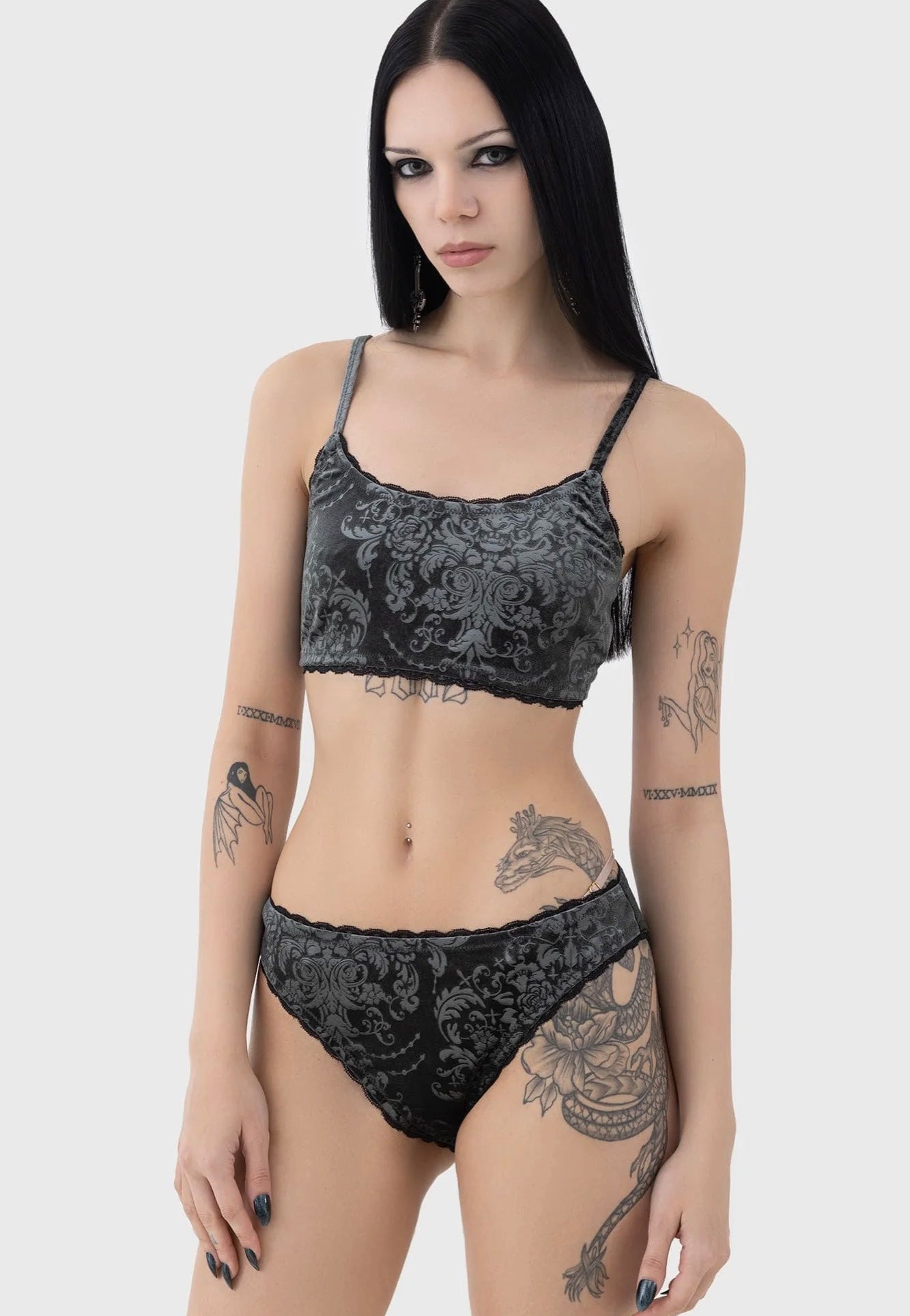 Killstar - Raveena Grey - Bra | Women-Image