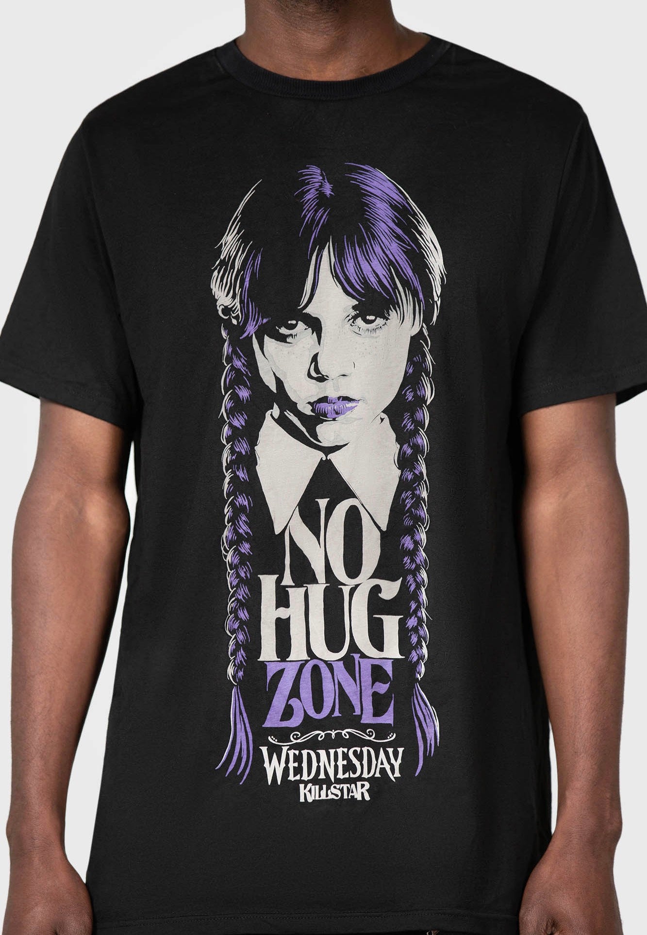 Killstar & Wednesday - Ray Of Jet Black Black - T-Shirt | Men-Image