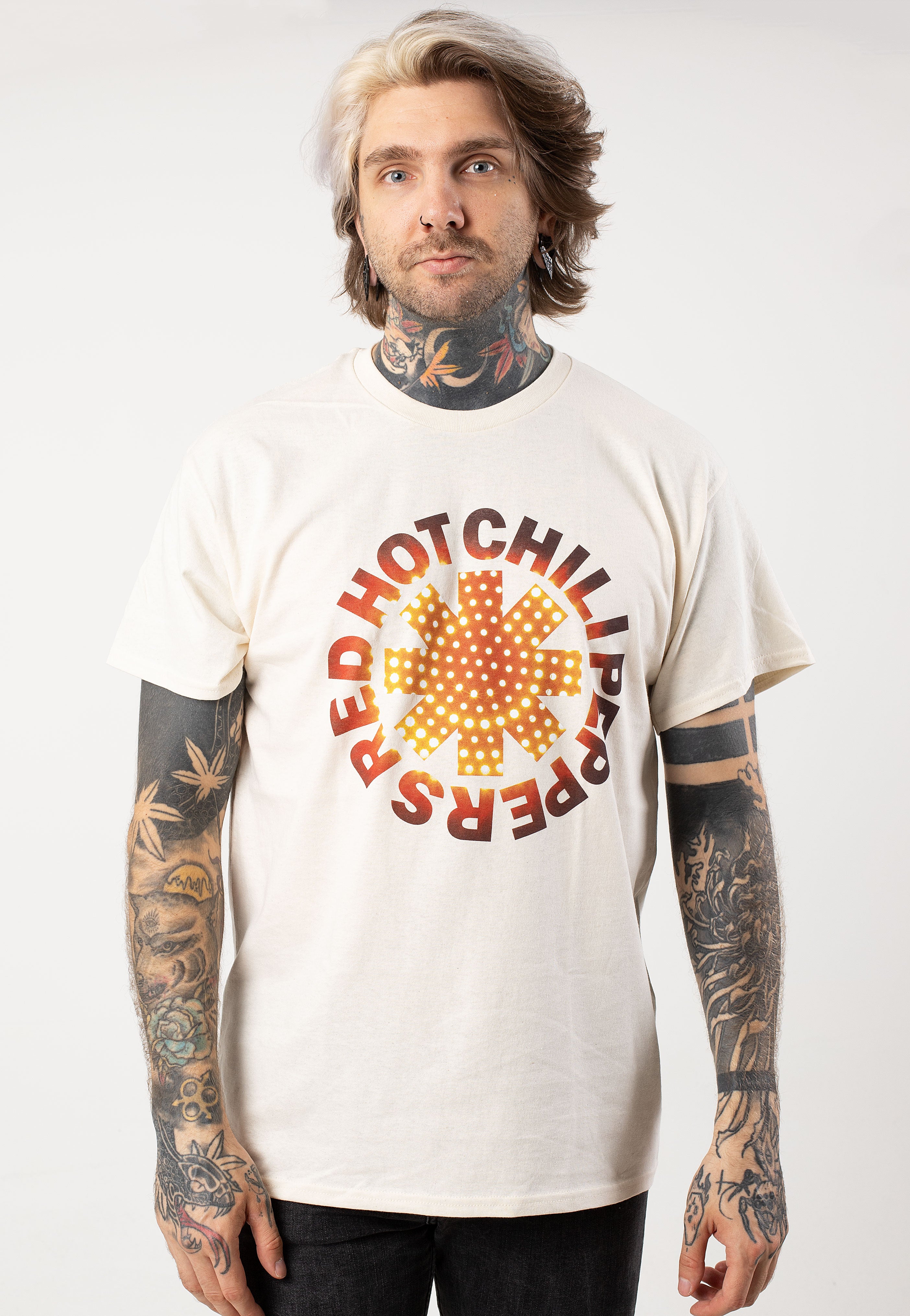 Red Hot Chili Peppers - Asterisk Light Cream - T-Shirt | Men-Image