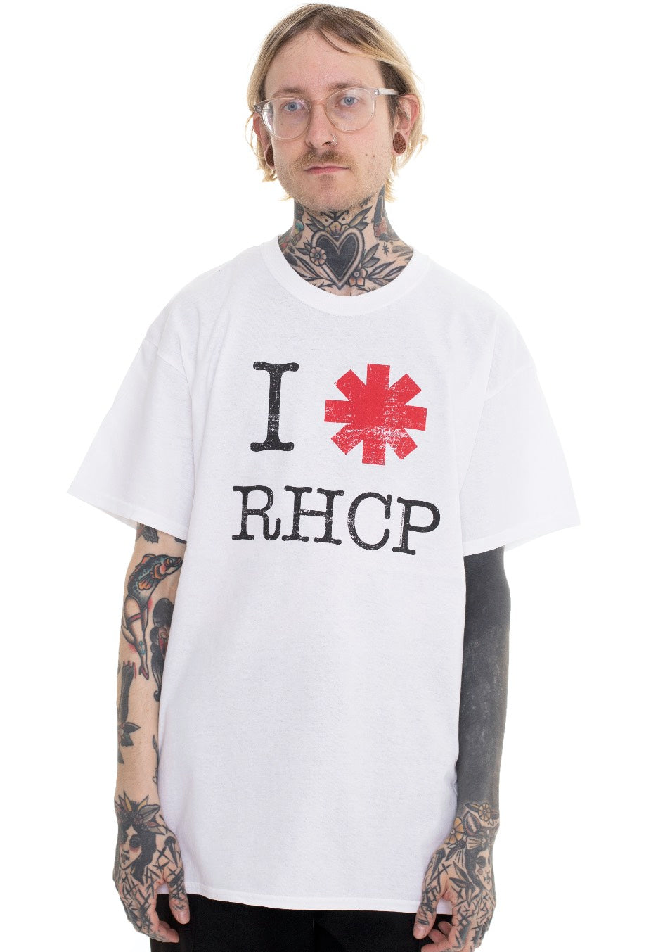 Red Hot Chili Peppers - I Heart RHCP - T-Shirt | Men-Image