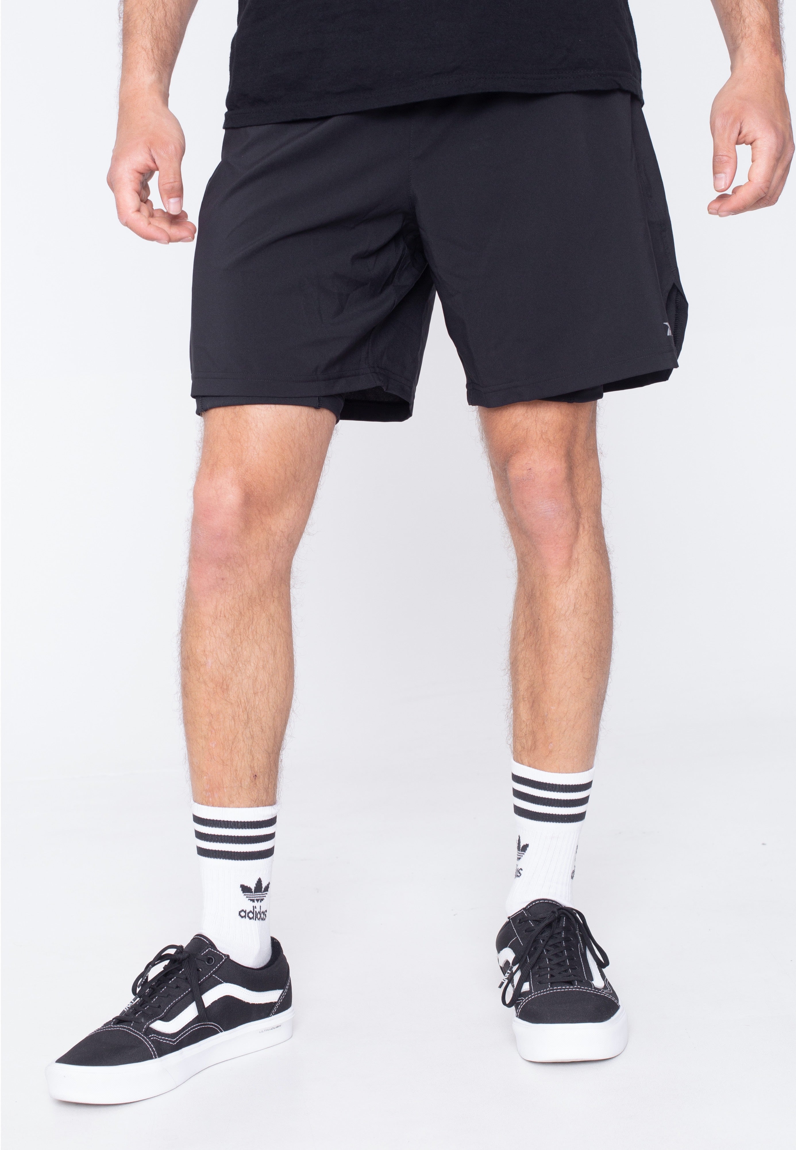 Reebok - Re 2/1 Running Essentials Speedwick Reecycled Black - Shorts | Men-Image