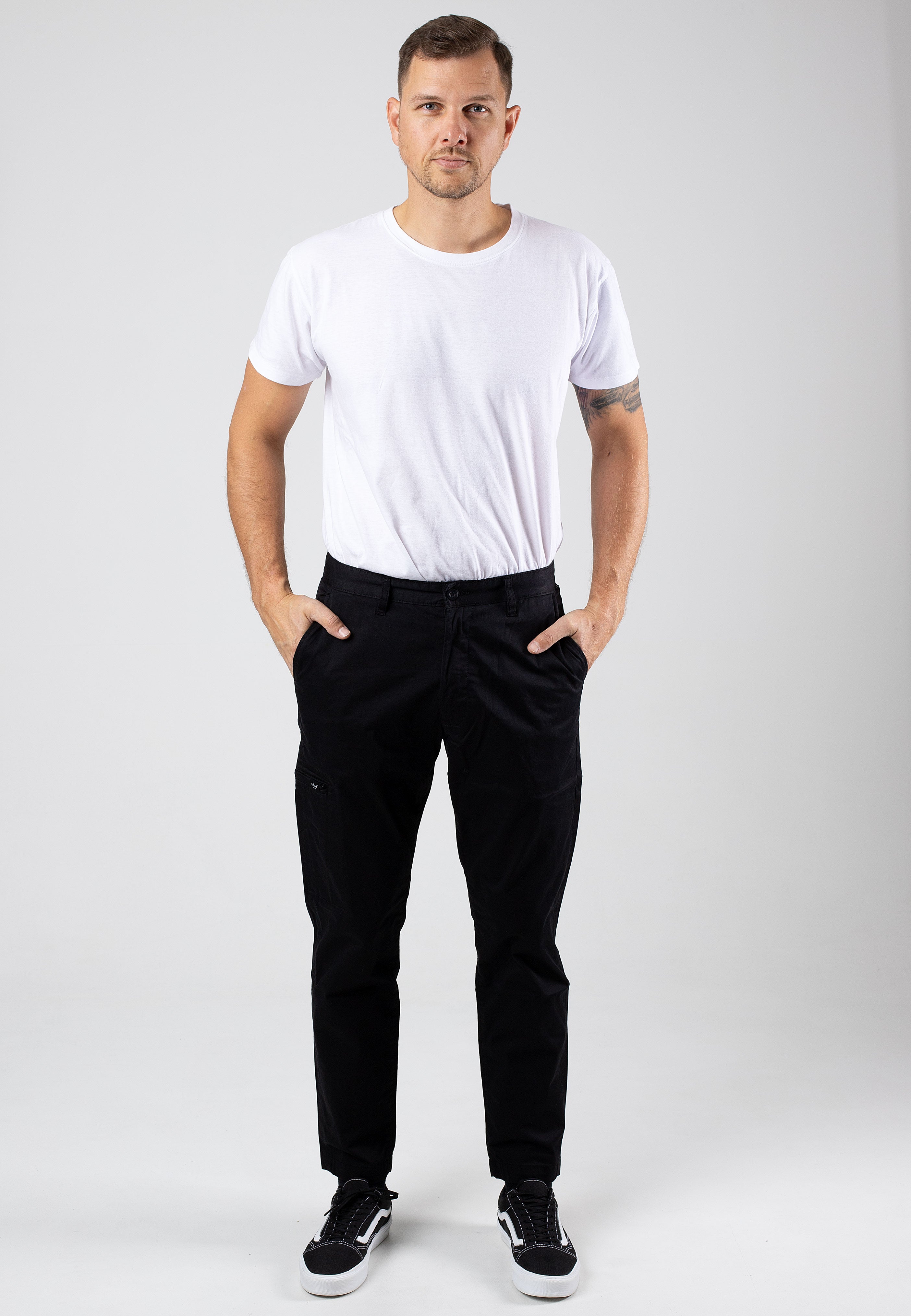 REELL - Crater Chino Deep Black - Pants | Men-Image