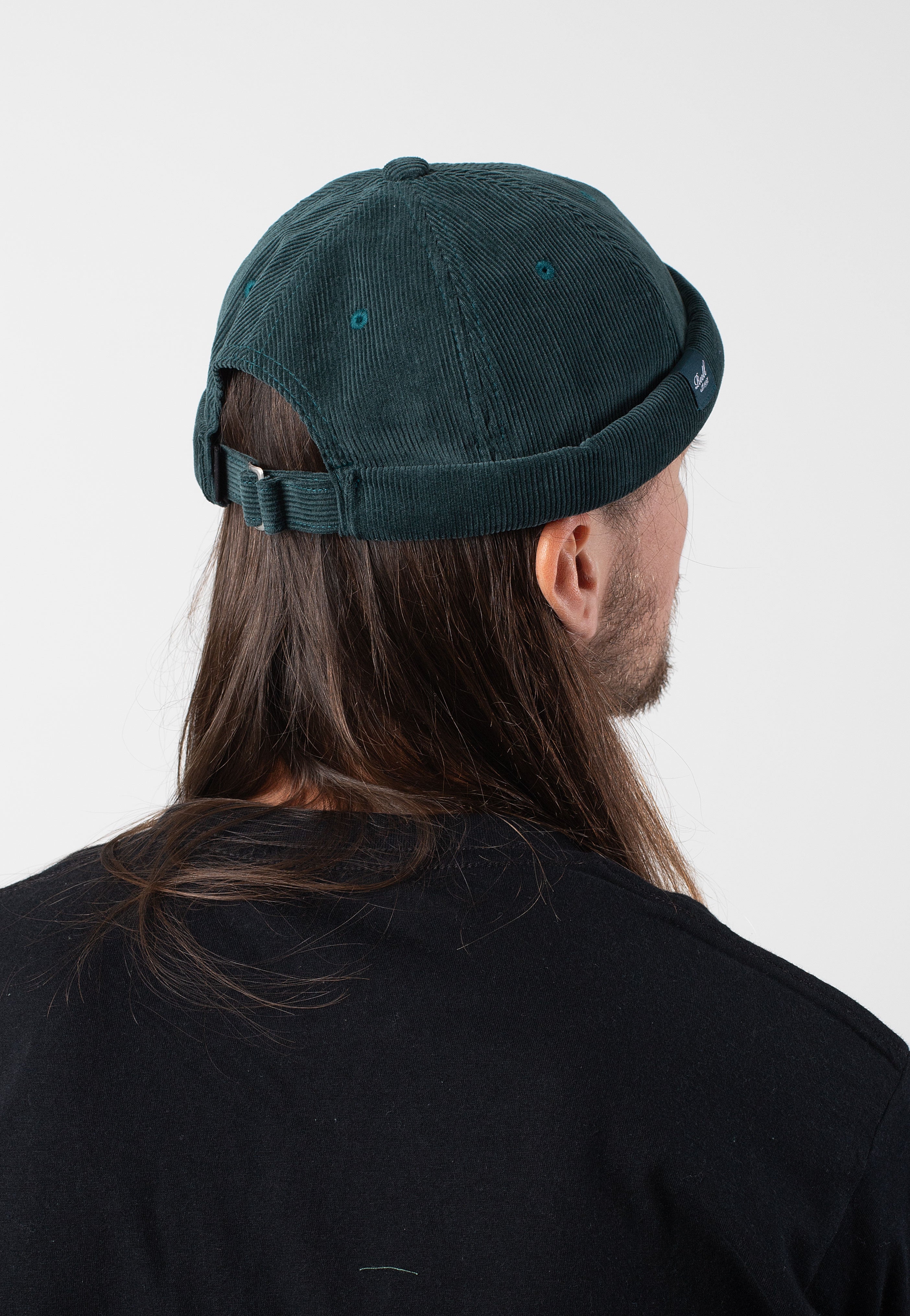 REELL - Docker Dark Green Cord - Docker Cap | Men-Image