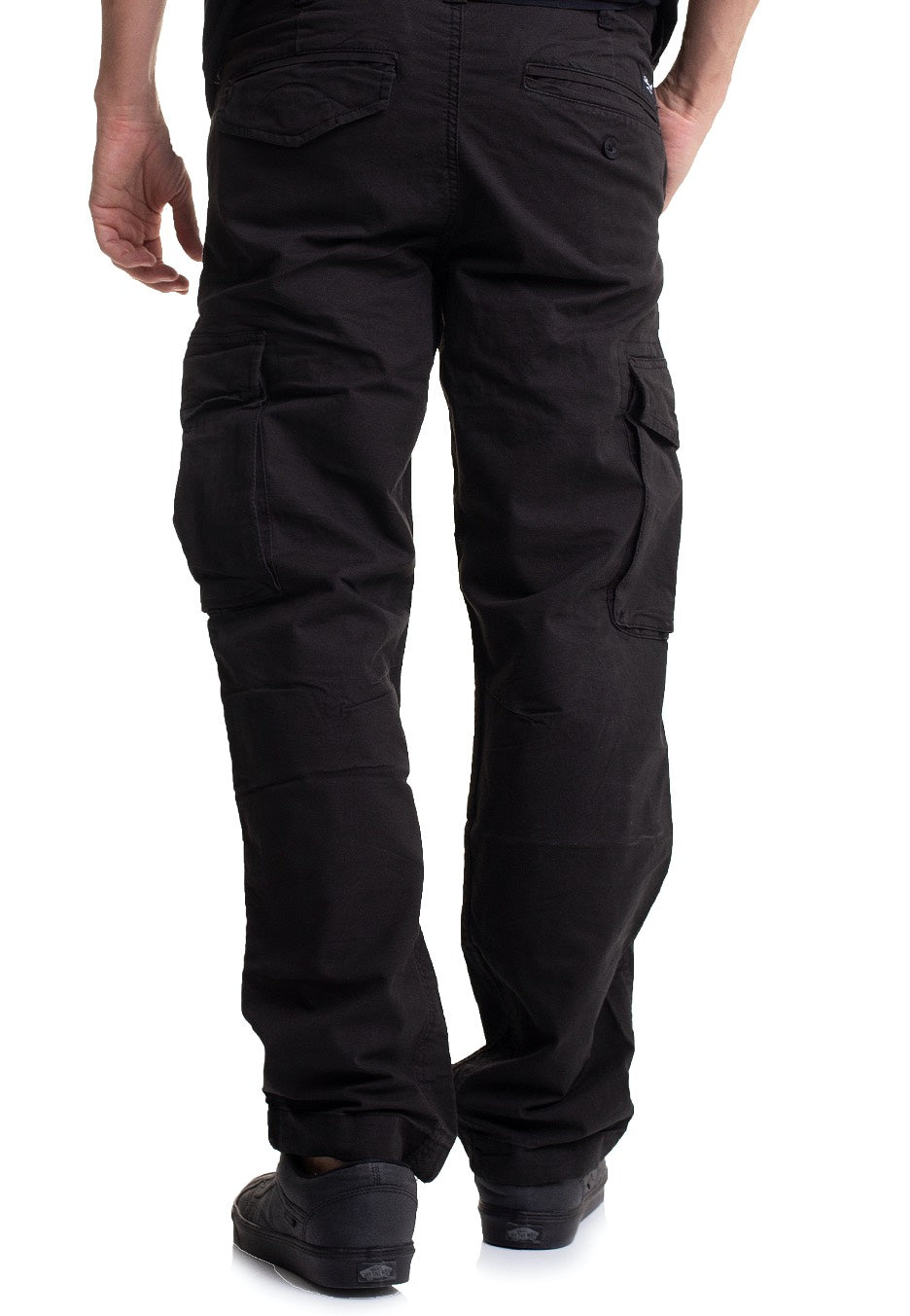 REELL - Flex Cargo LC Black Canvas - Pants | Men-Image