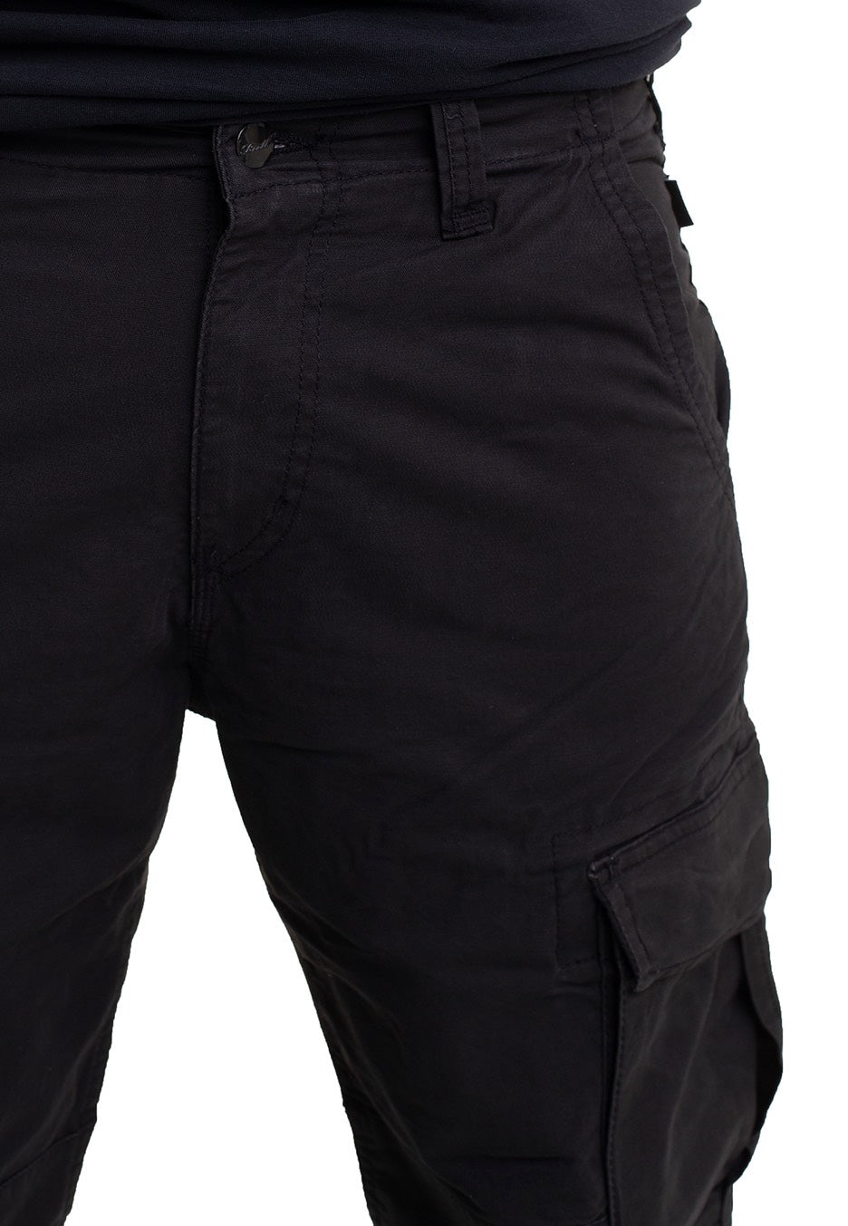 REELL - Flex Cargo LC Black Canvas - Pants | Men-Image