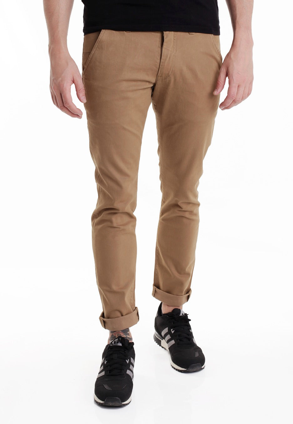 REELL - Flex Tapered Chino Dark Sand - Pants | Men-Image