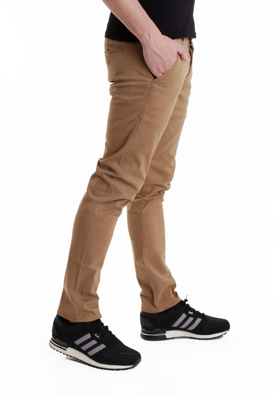 REELL - Flex Tapered Chino Dark Sand - Pants | Men-Image