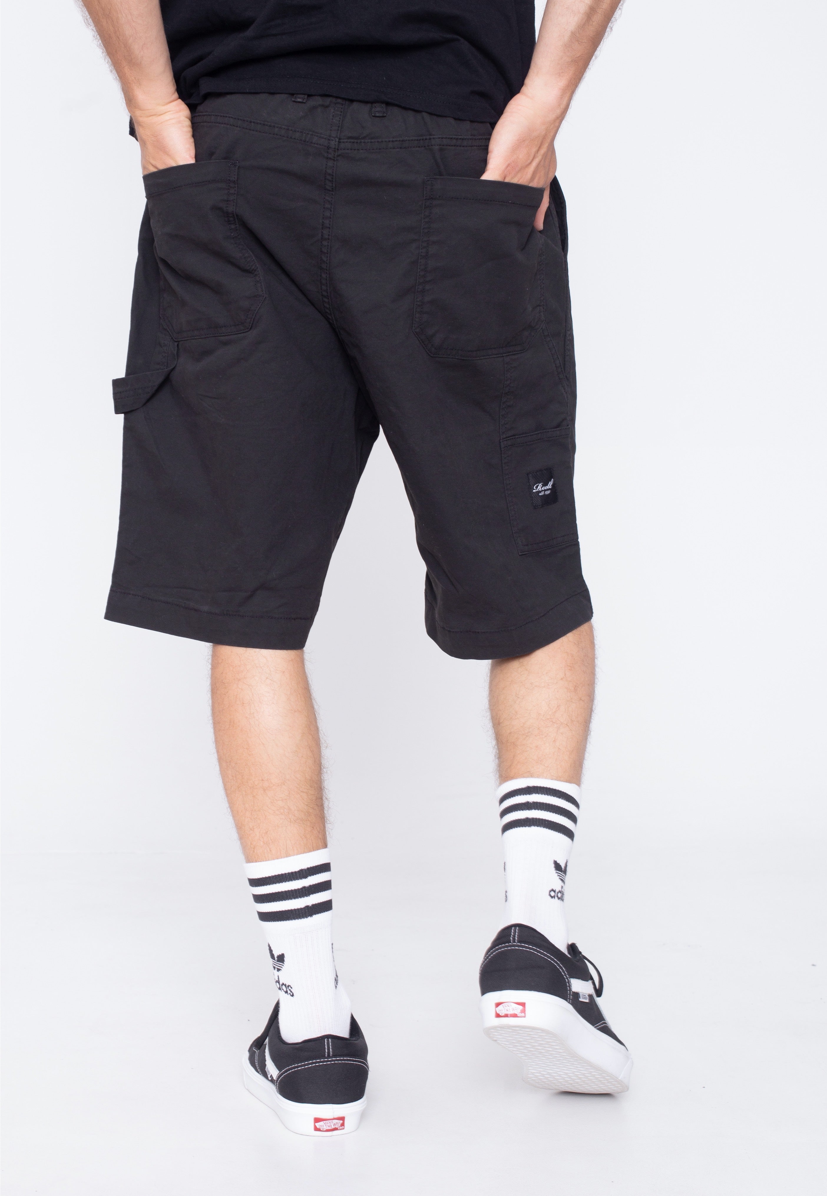 REELL - Reflex Hustler Black Canvas - Shorts | Men-Image