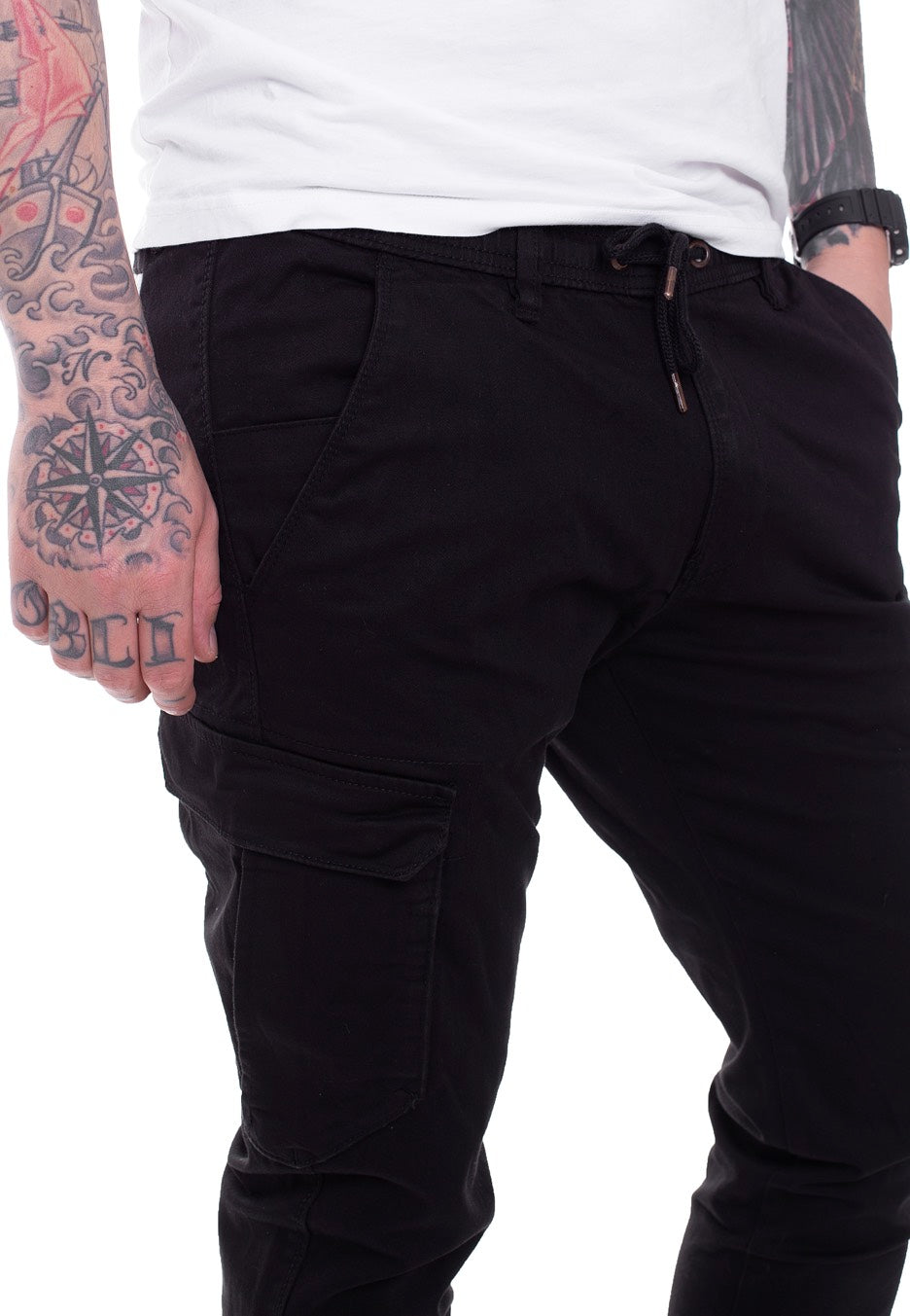 REELL - Reflex Rib Cargo Black - Pants | Men-Image