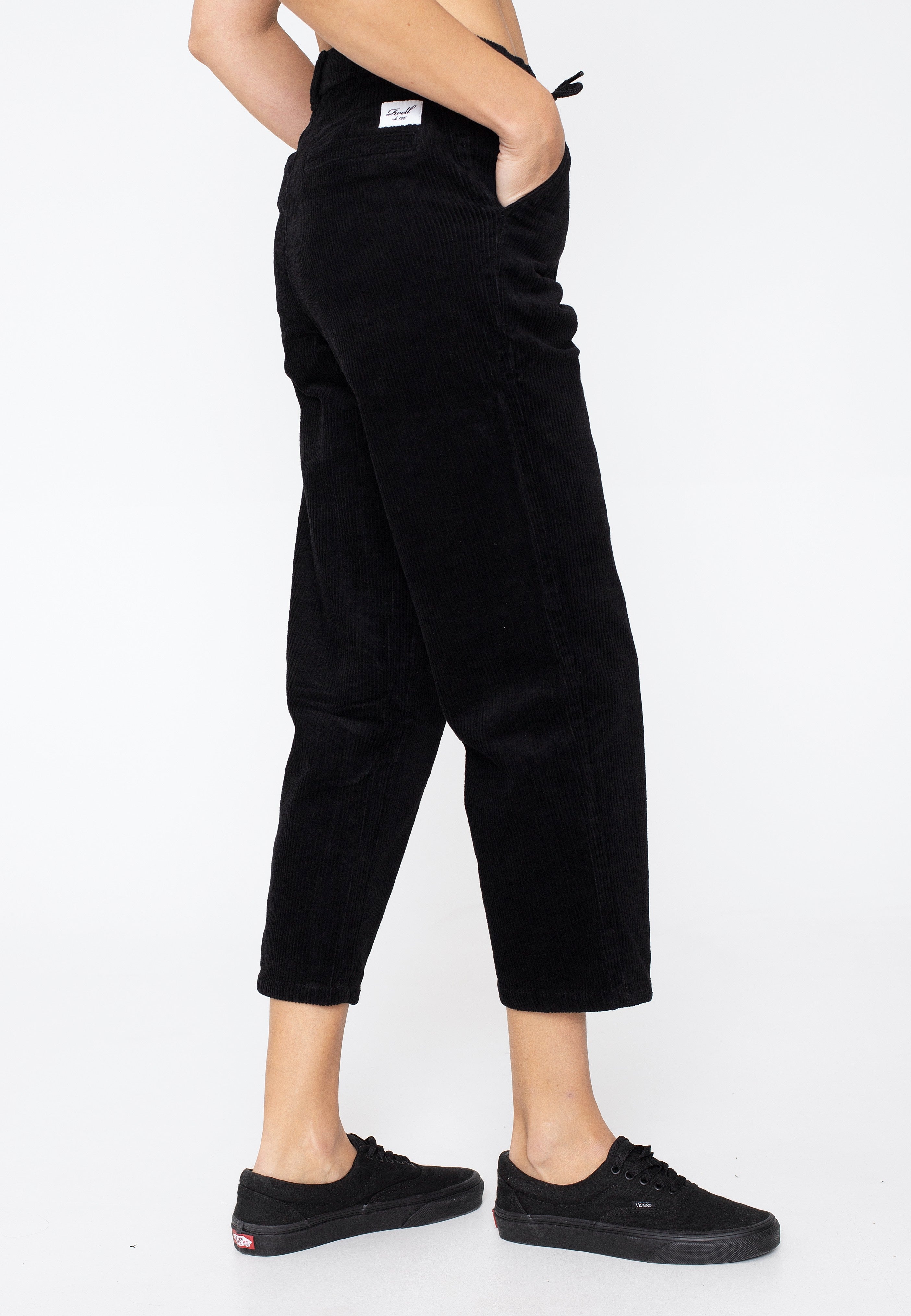 REELL - Reflex Women Loose Chino Black Cord - Pants | Women-Image