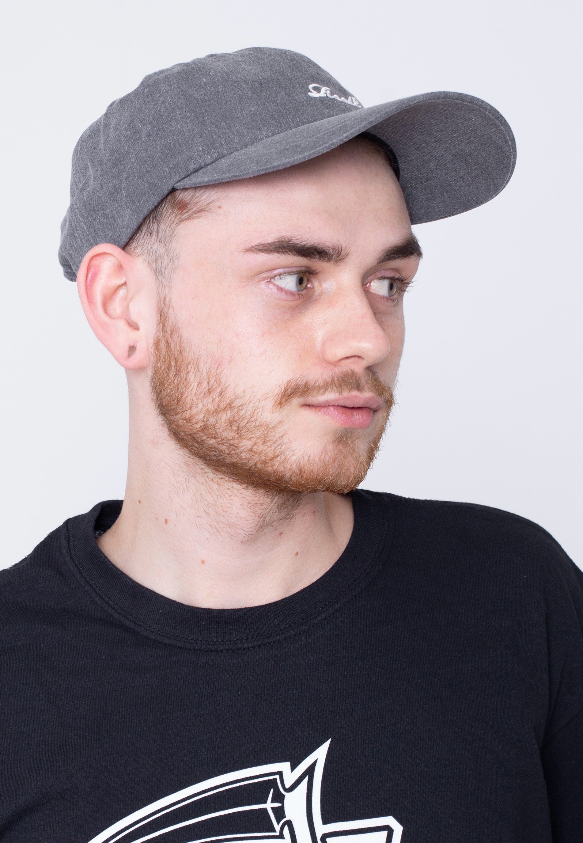 REELL - Single Script Washed Charcoal - Cap | Neutral-Image