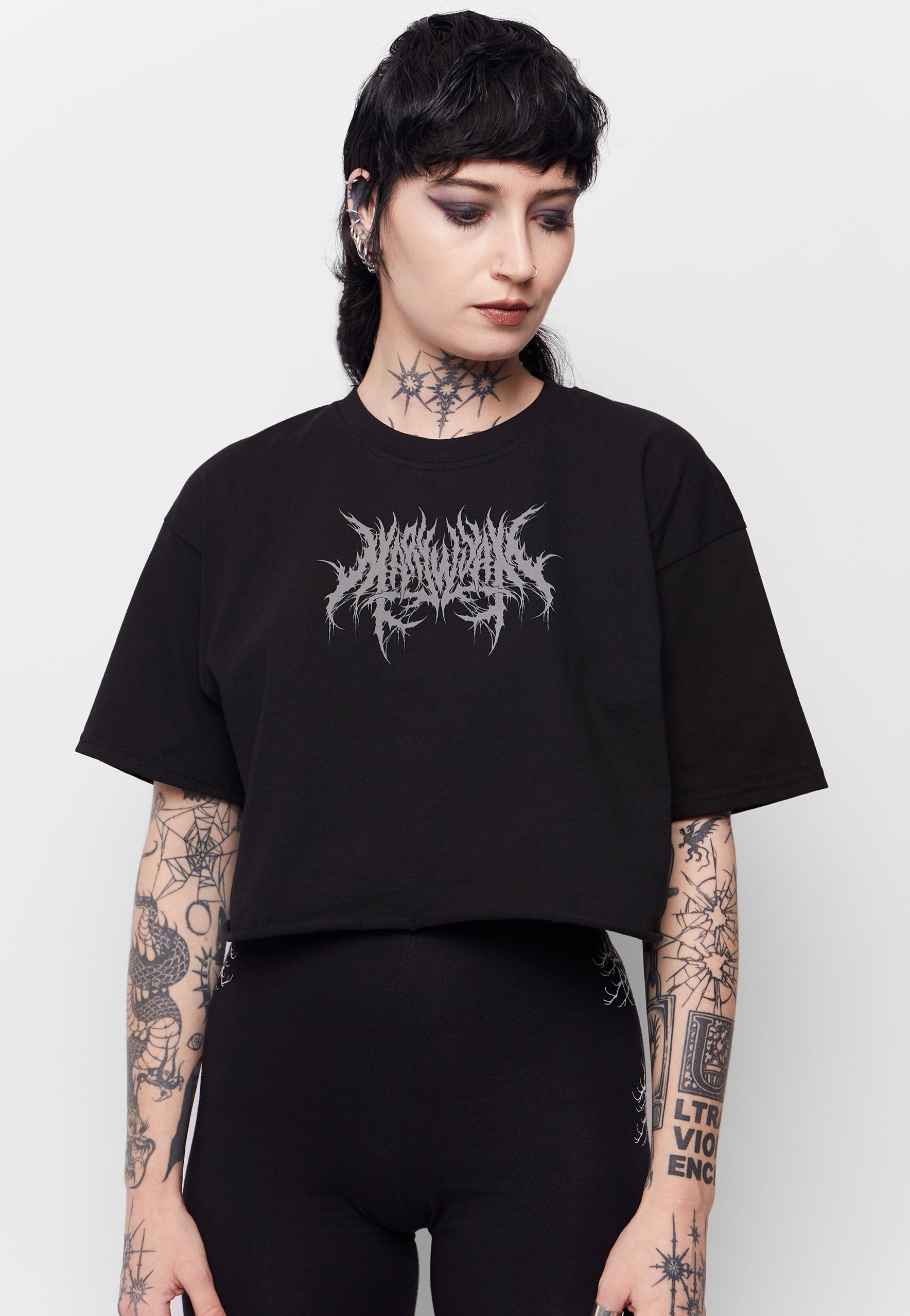 Mary Wyatt - Requiem Cut Off Black - Top | Women-Image