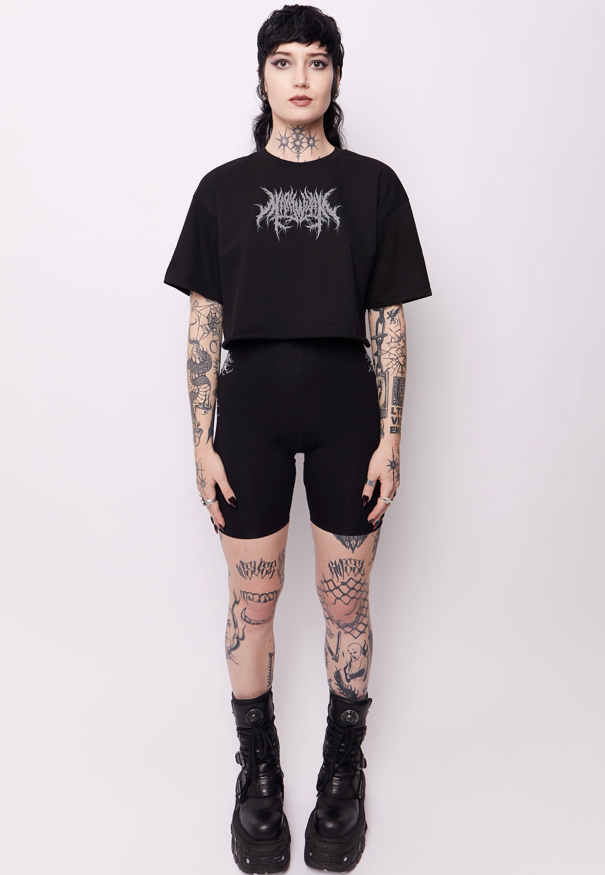 Mary Wyatt - Requiem Cut Off Black - Top | Women-Image