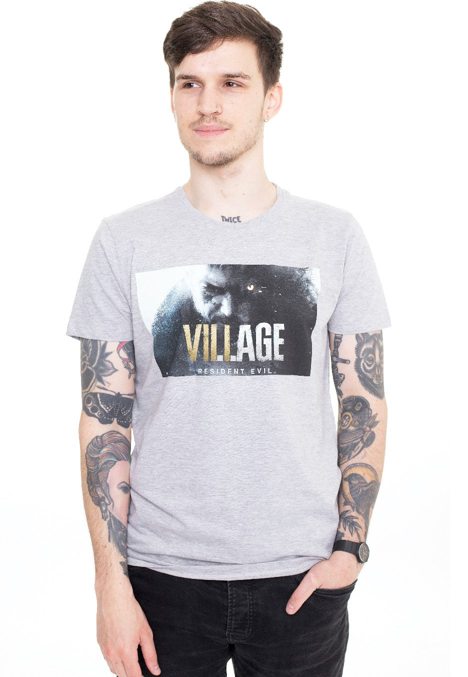 Resident Evil - Village Men Grey - T-Shirt | Men-Image