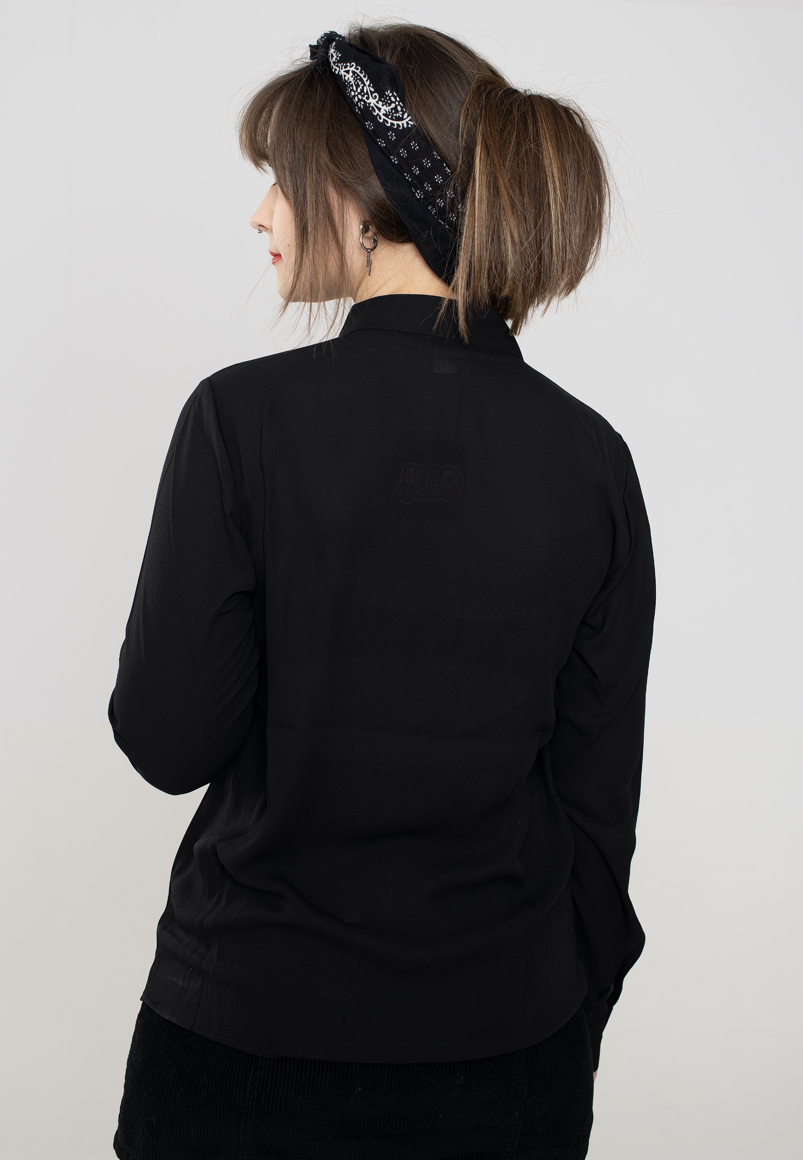 Retrolicious - Helen Retro Black - Blouse | Women-Image