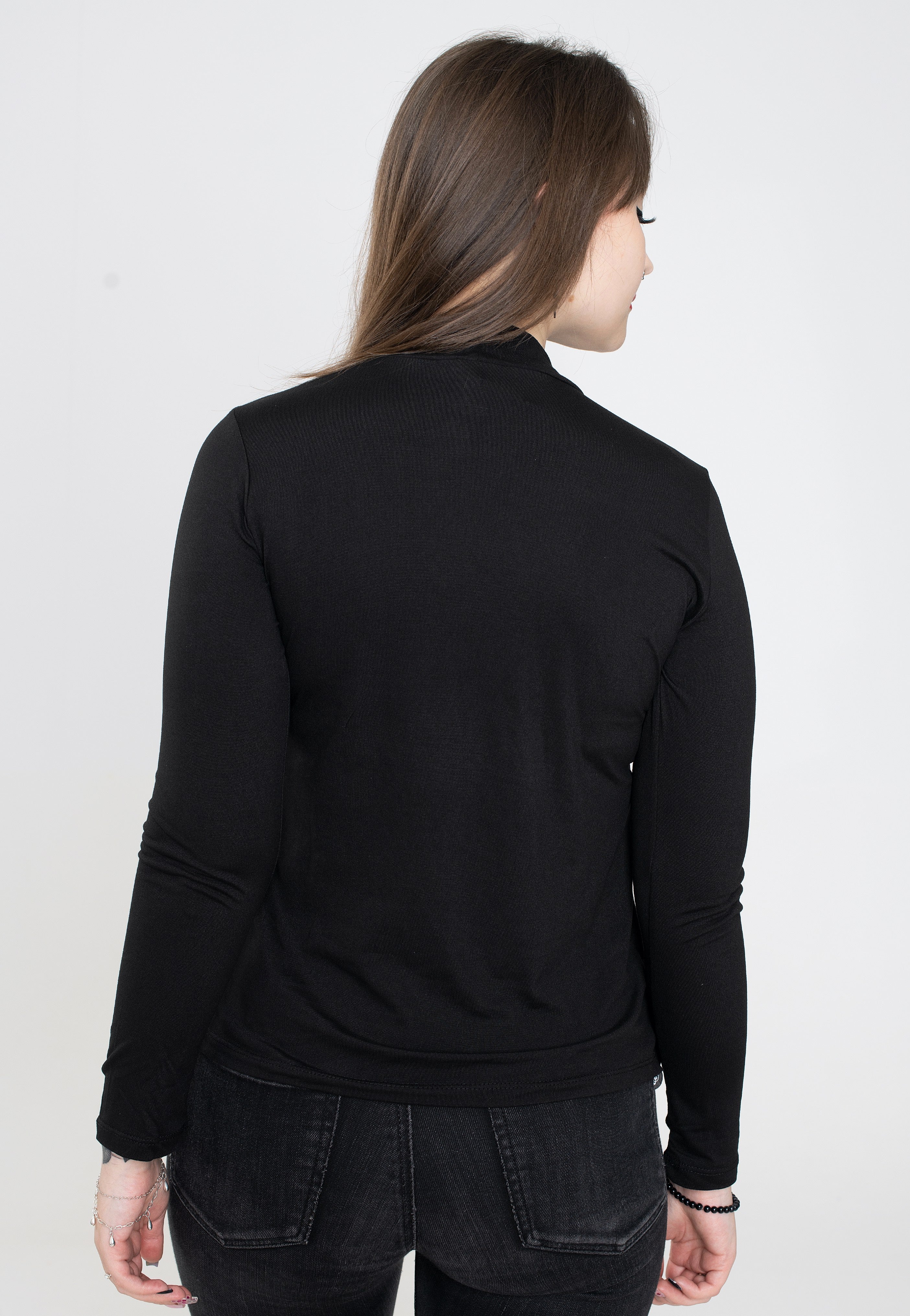 Retrolicious - Mock Neck Black - Longsleeve | Women-Image