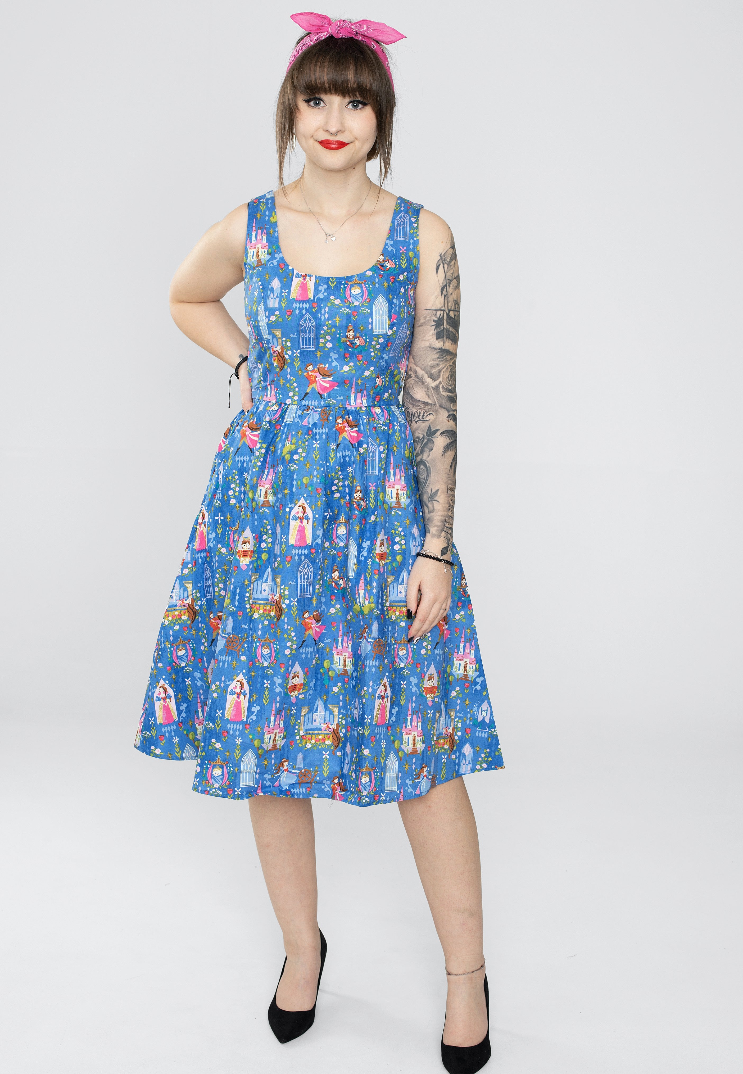 Retrolicious - Sleeping Beauty Blue - Dress | Women-Image