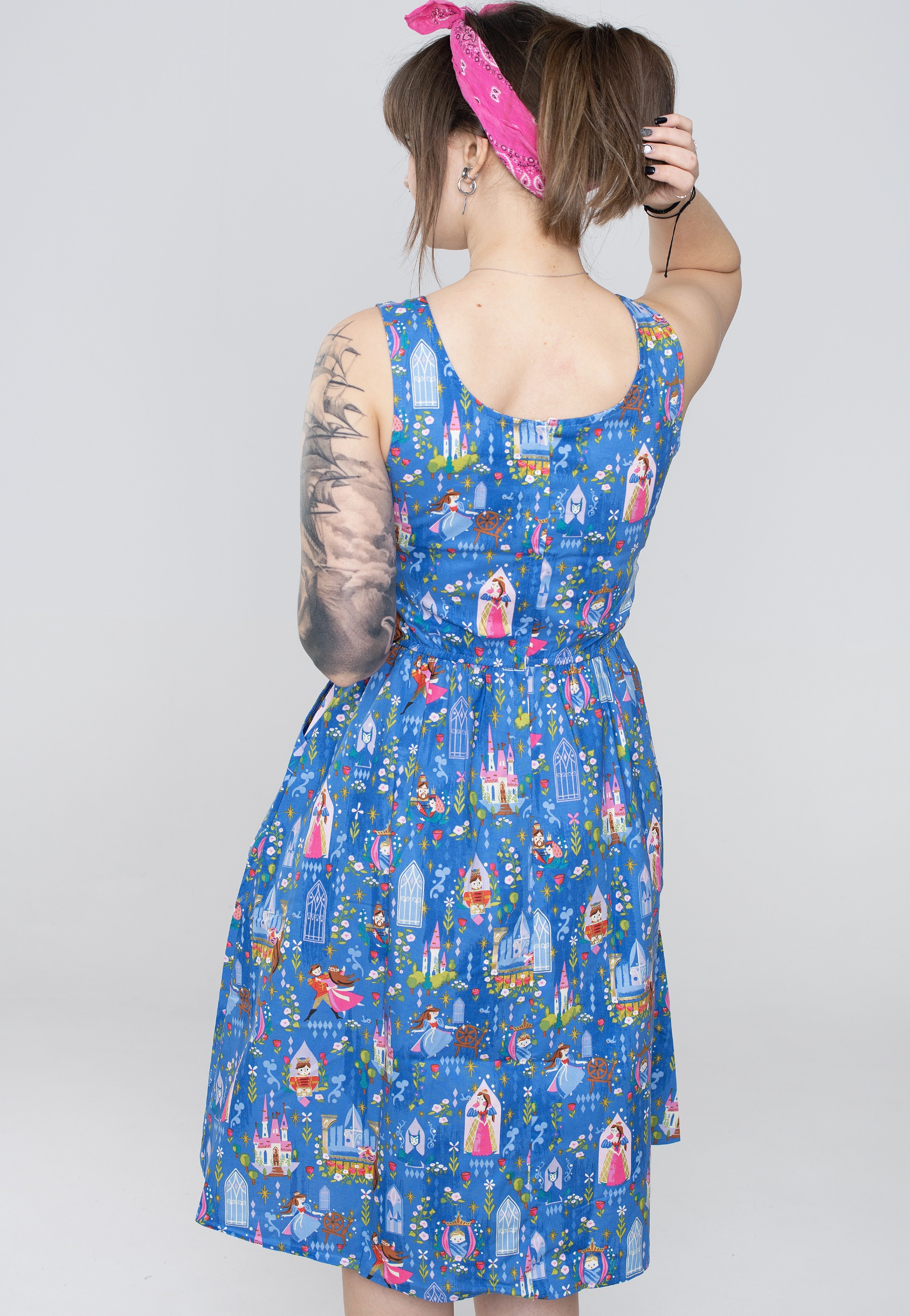 Retrolicious - Sleeping Beauty Blue - Dress | Women-Image