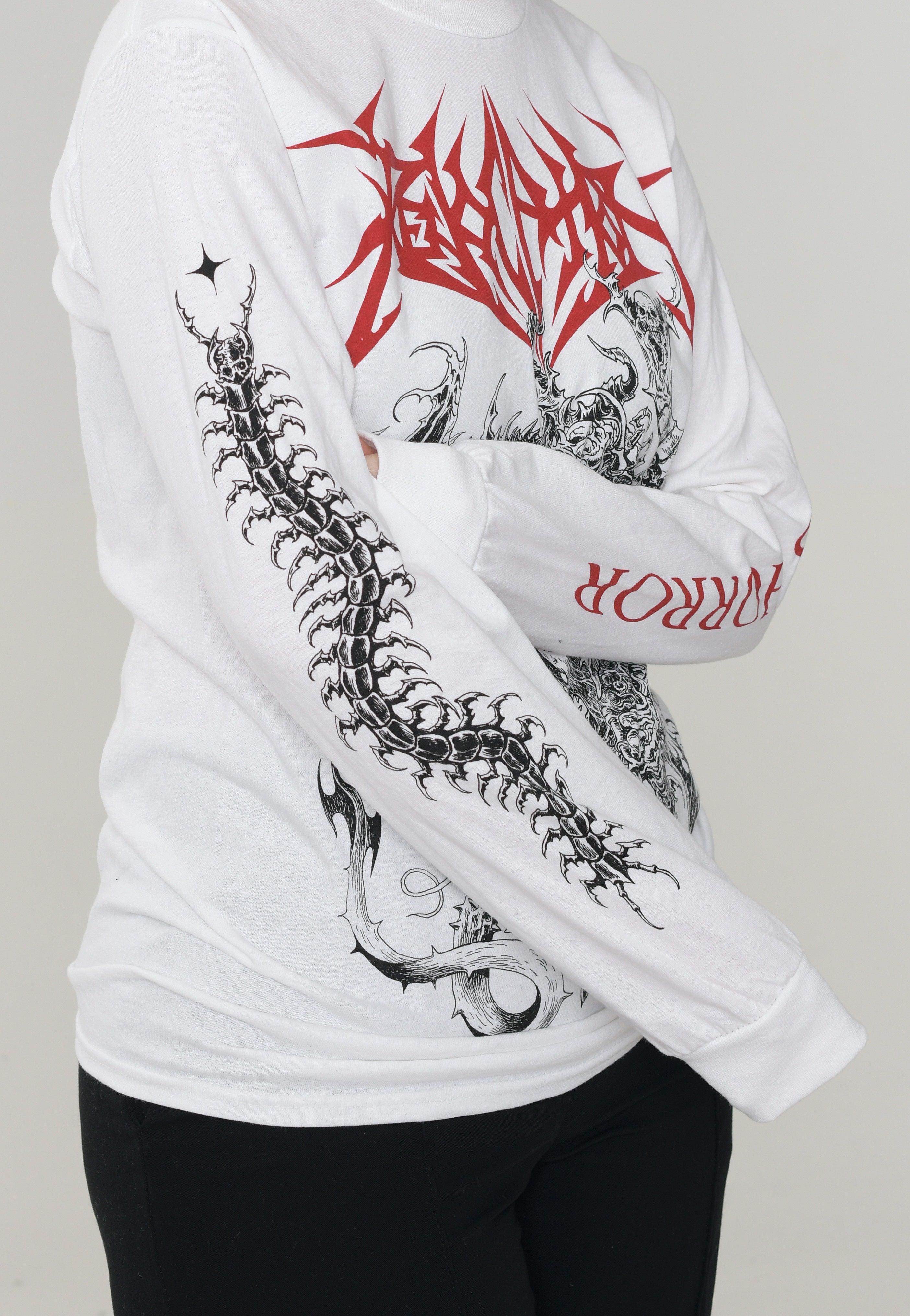 Revocation - Ageless Horror White - Longsleeve | Women-Image