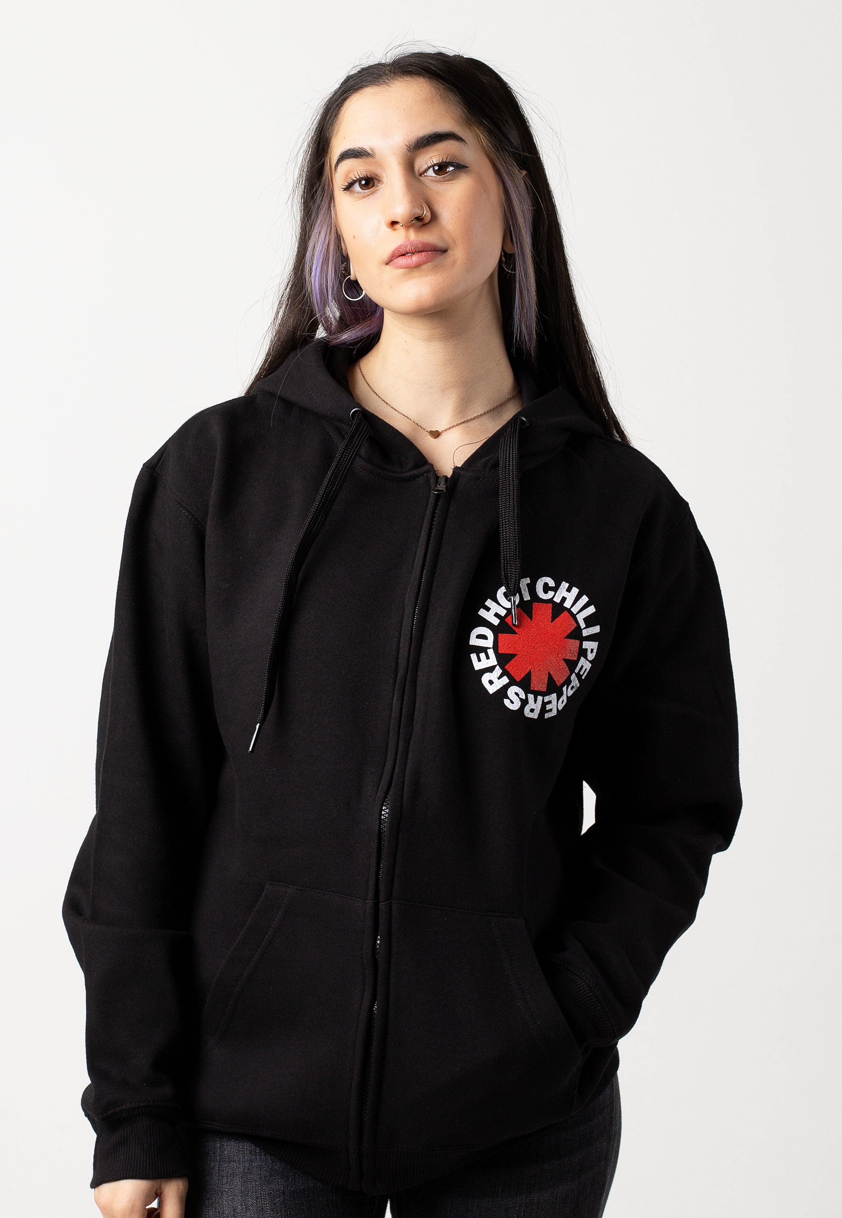 Red Hot Chili Peppers - Red Asterisk - Zipper | Women-Image