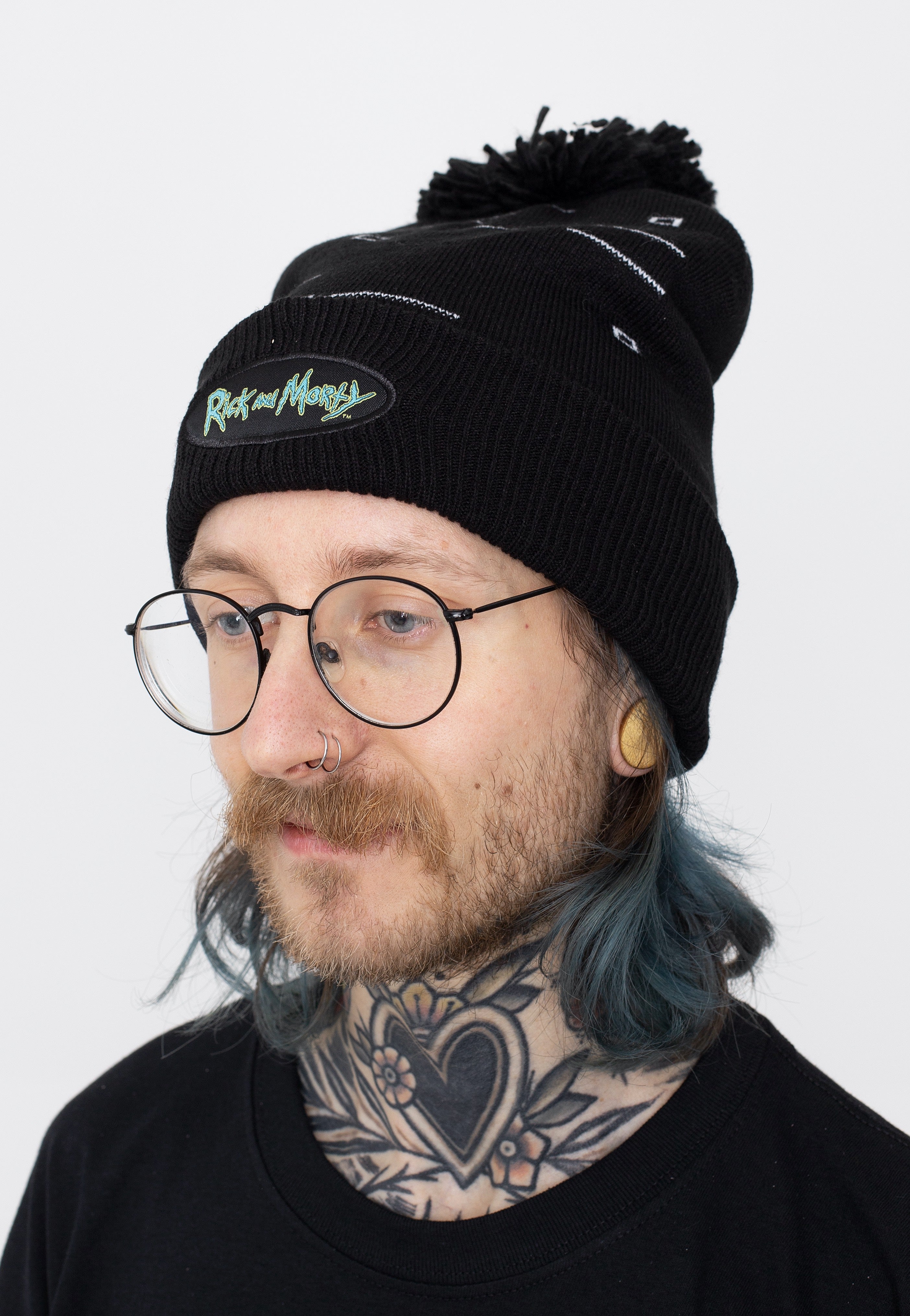 Rick And Morty - Pixel Print - Beanie | Neutral-Image