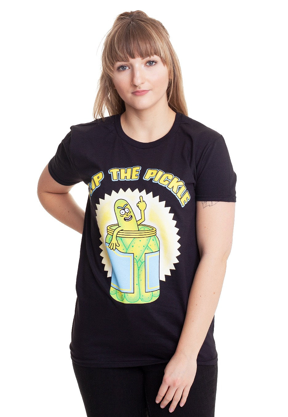 Rick And Morty - Flip The Pickle - T-Shirt | Women-Image